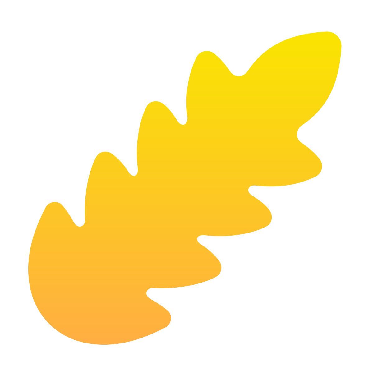 softteal gradient style wheat icon