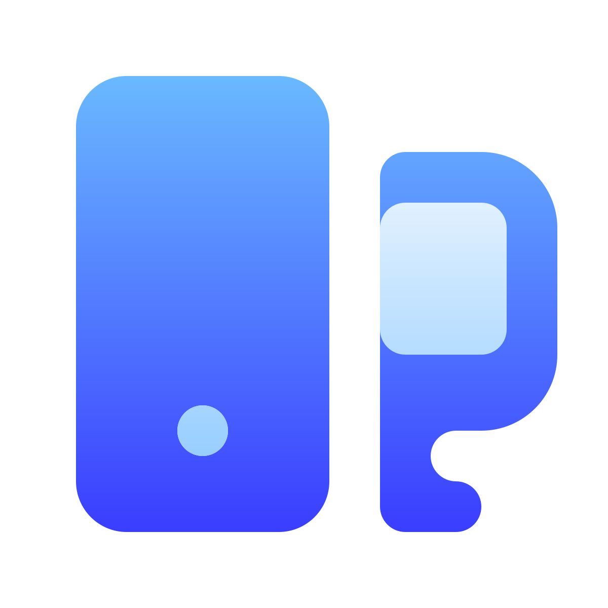 softteal gradient style estación de trabajo icon