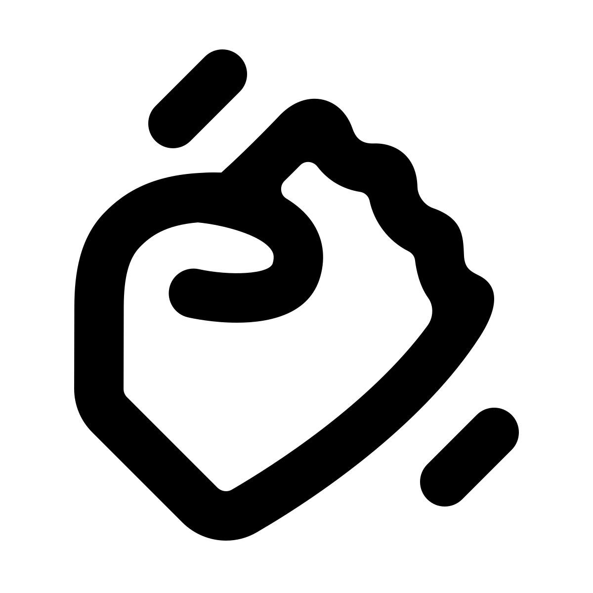 softteal line style wütend faust icon