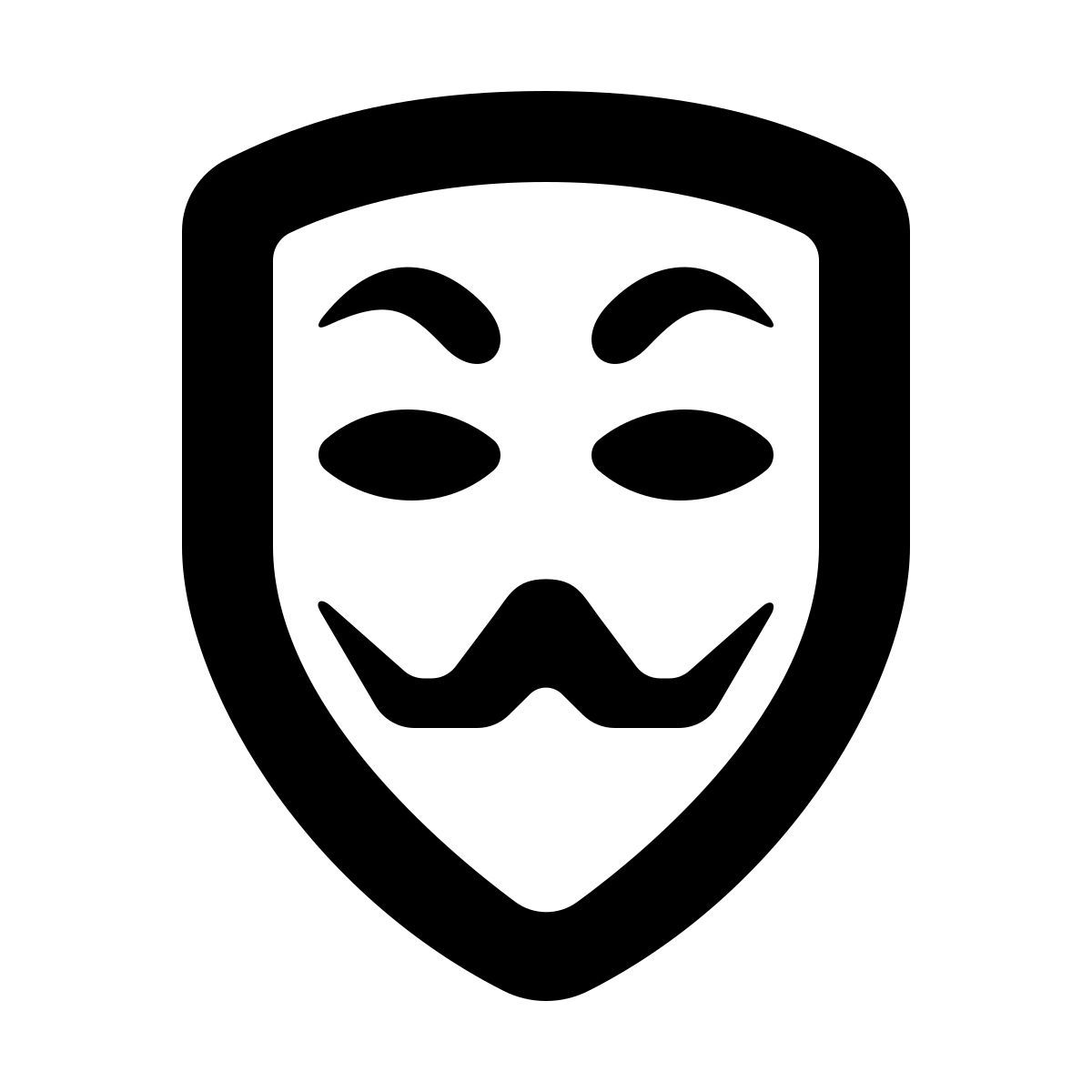 softteal line style 匿名面具 icon