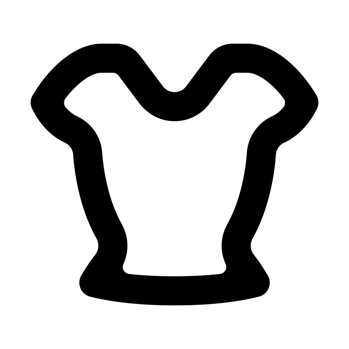 softteal line style pettorale corazzato icon