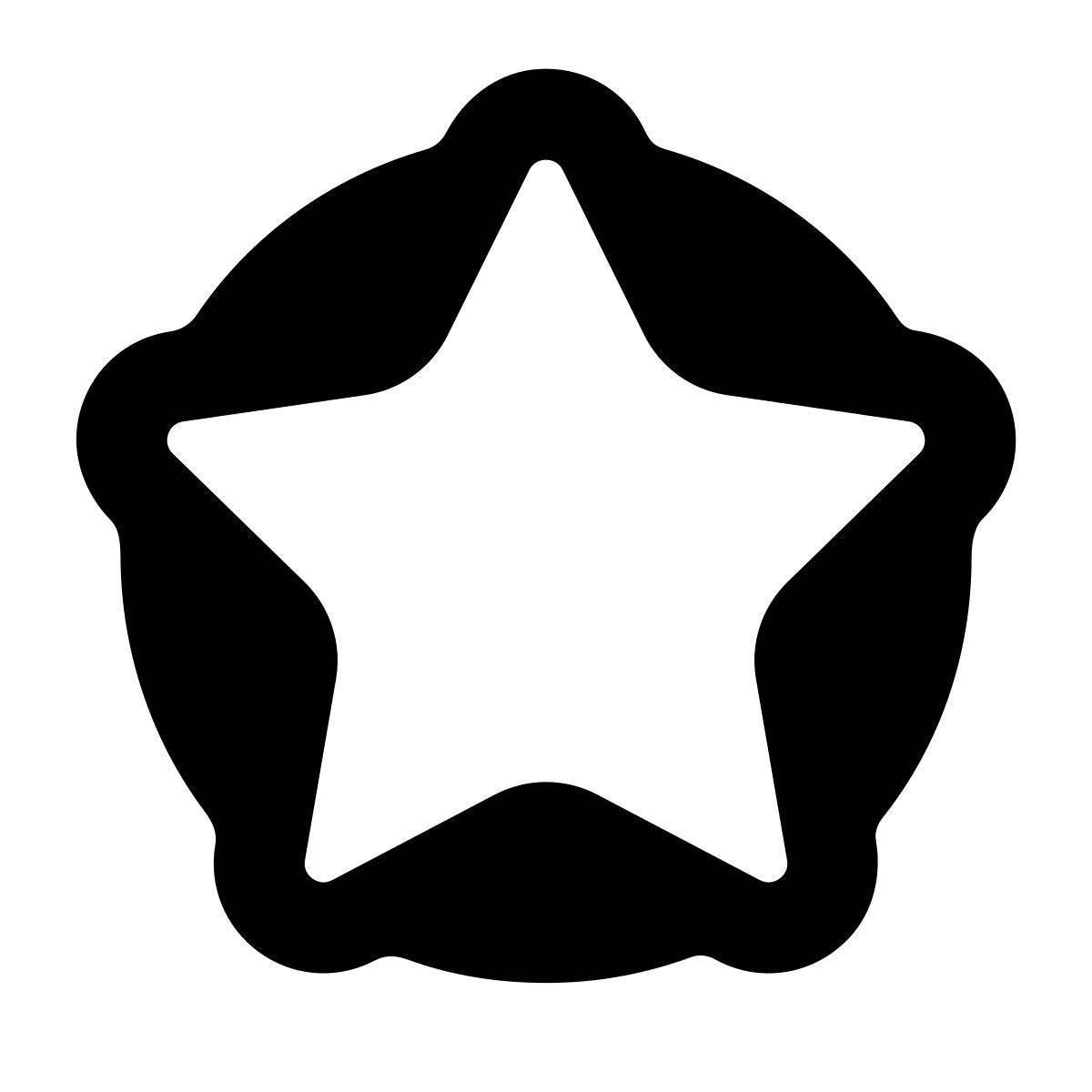 softteal line style army star icon