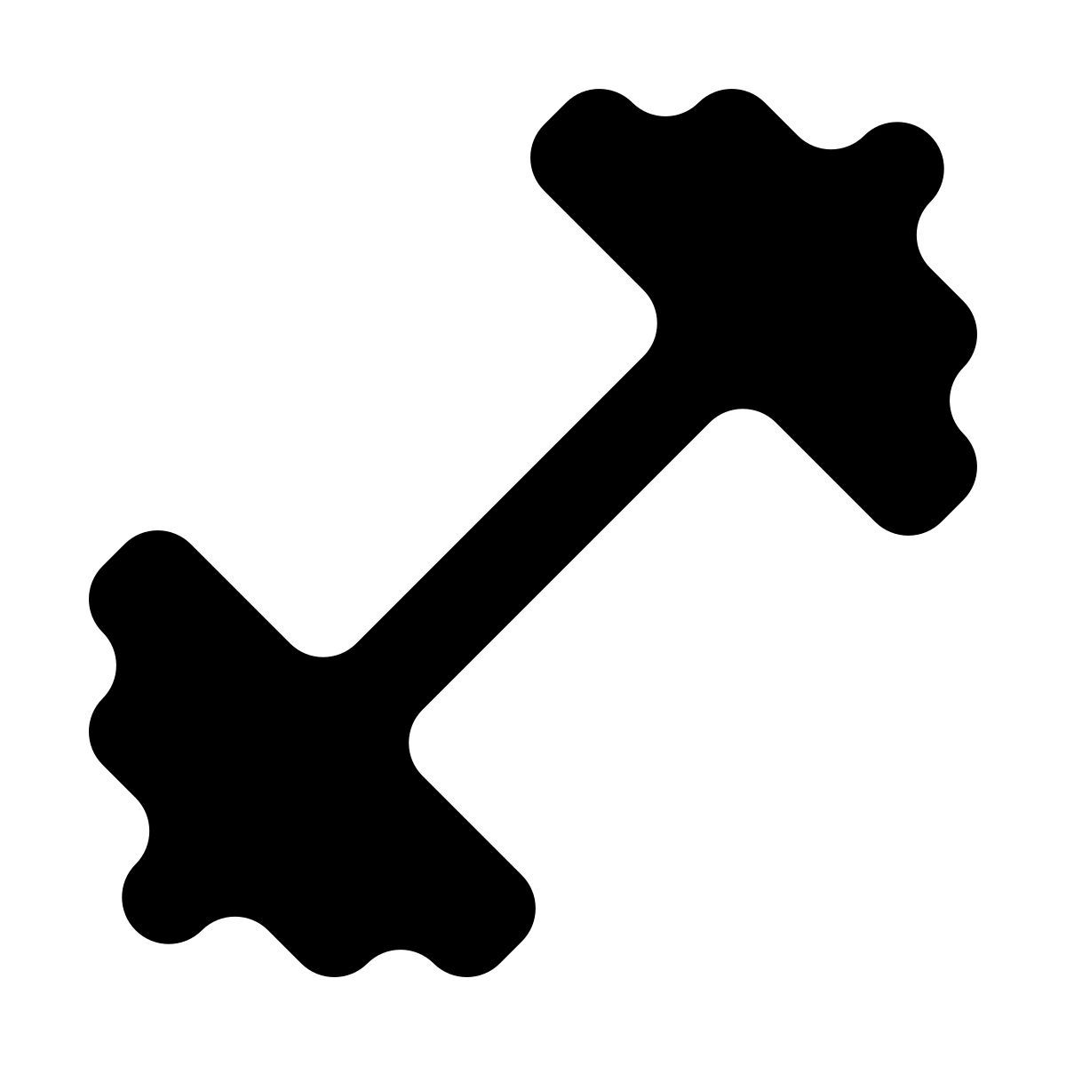 softteal line style haltère icon