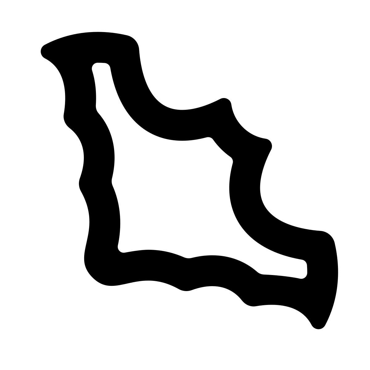 softteal line style murciélago icon