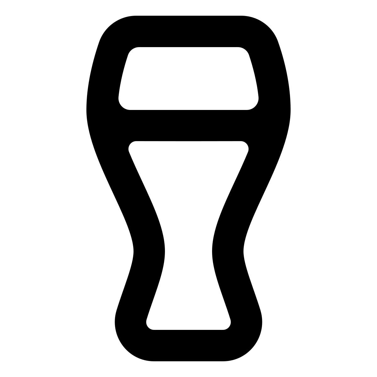 softteal line style bière au blé bavaroise icon