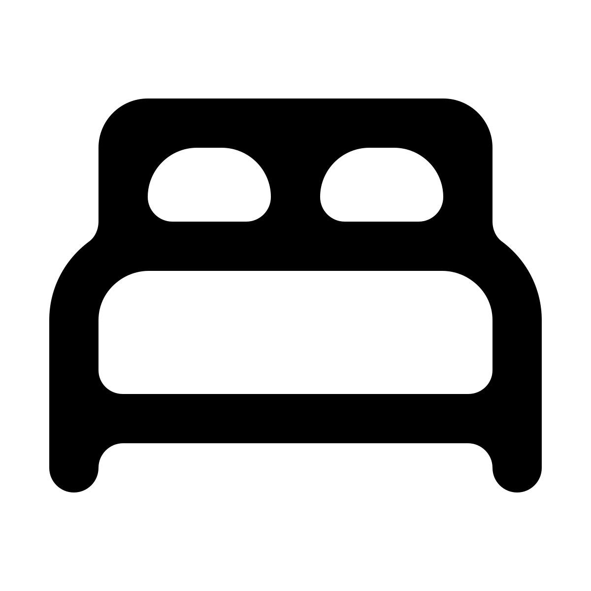 softteal line style 침대 icon