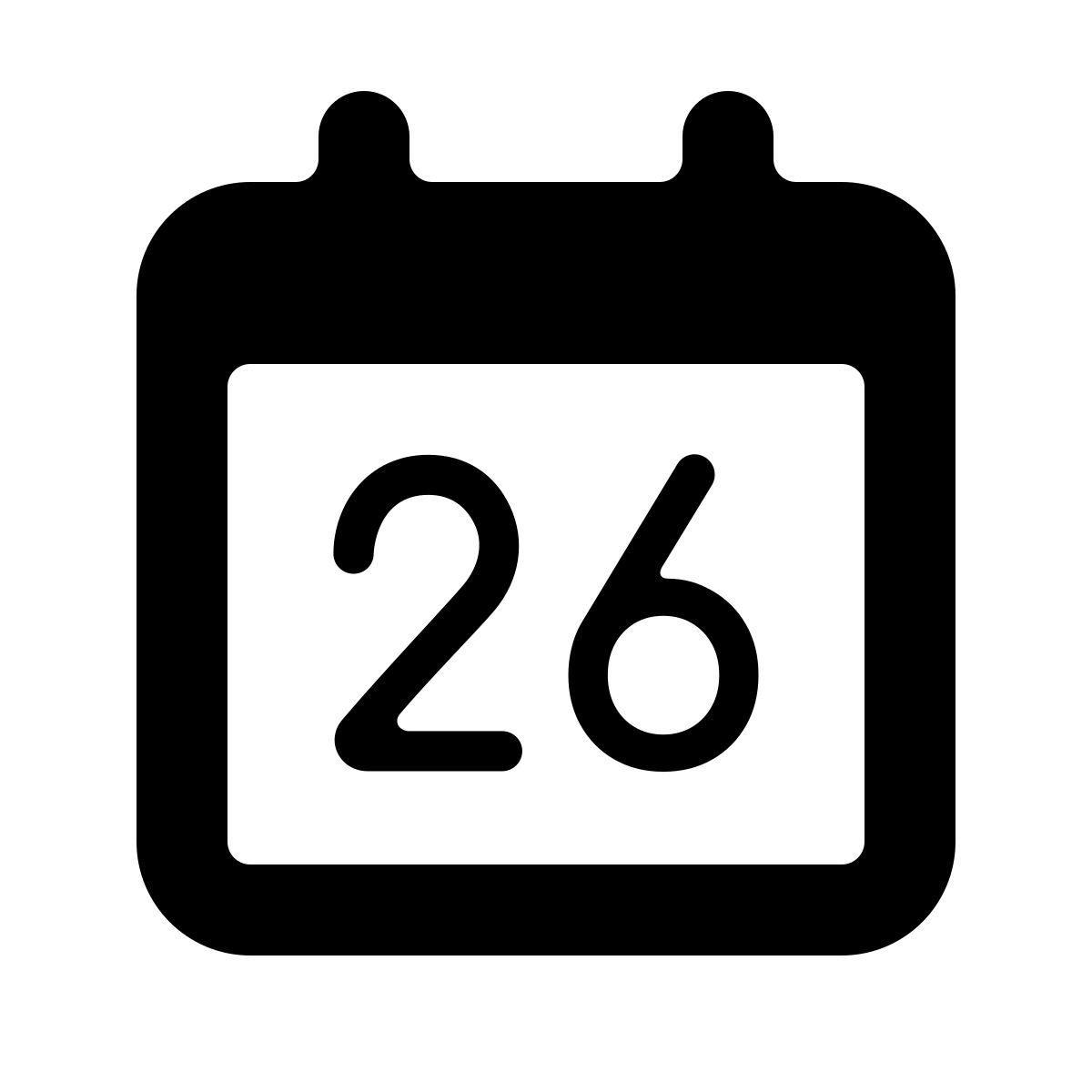 softteal line style 달력 (26) icon