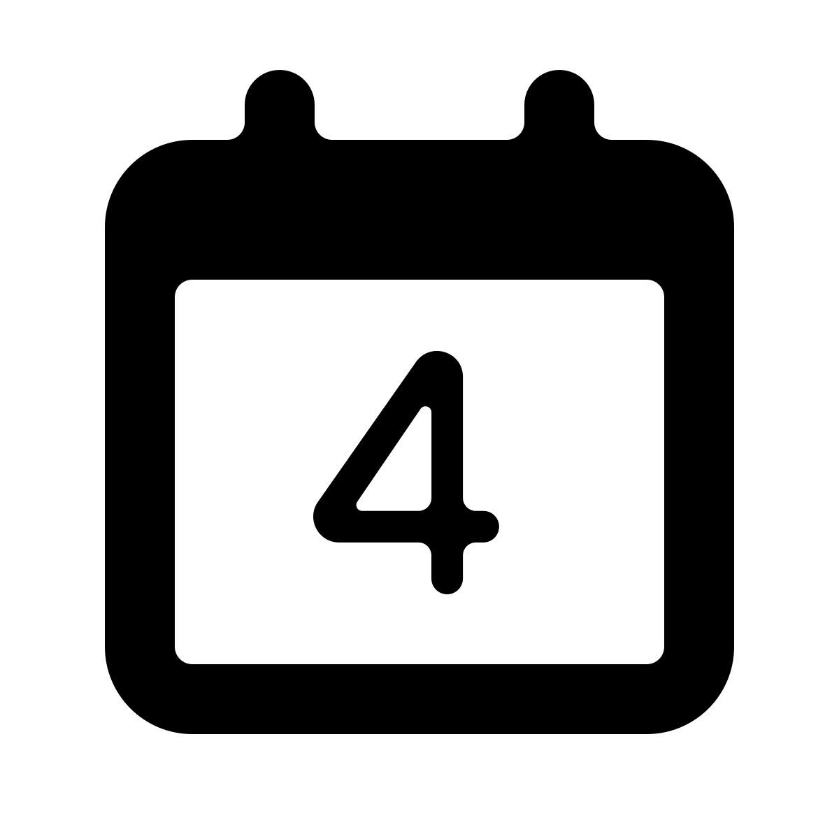 softteal line style calendario 4 icon