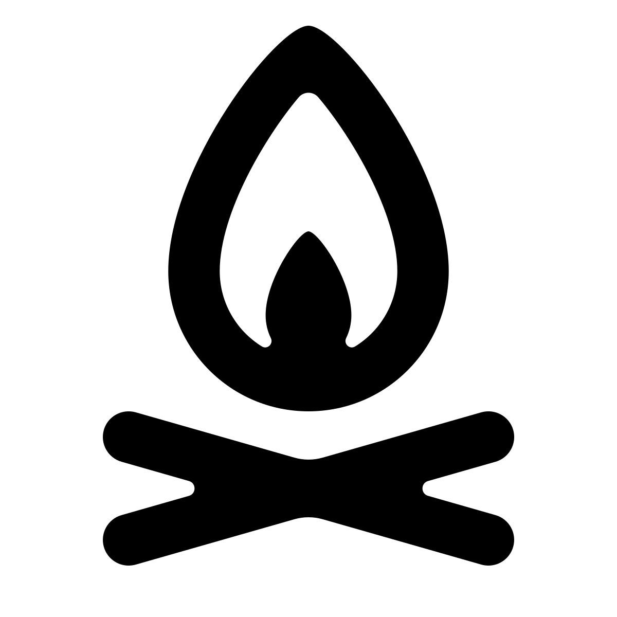 softteal line style fogata icon