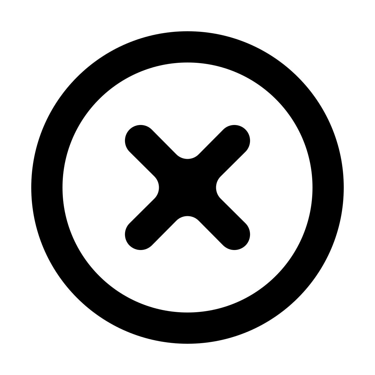 softteal line style annuler icon