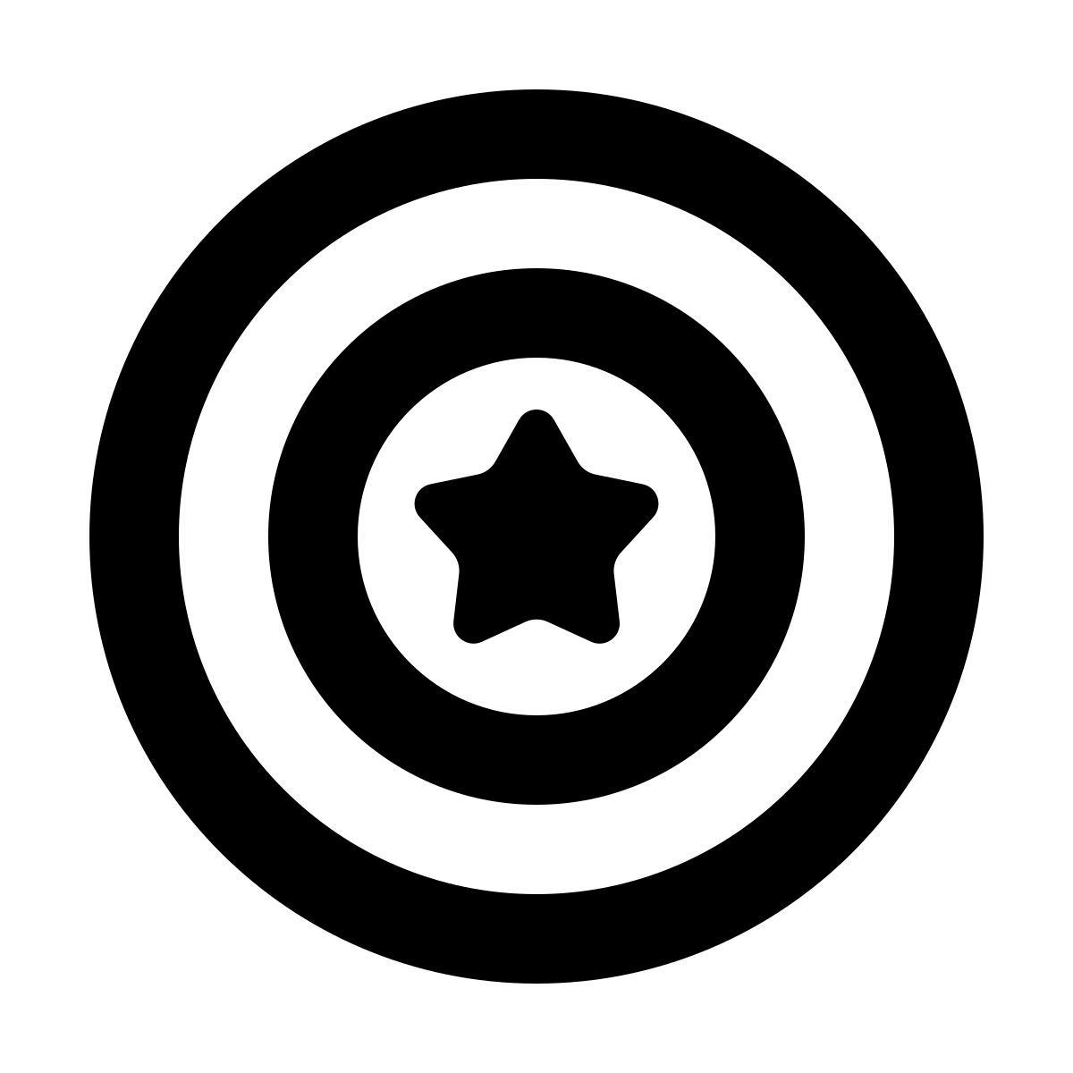 softteal line style captain america icon