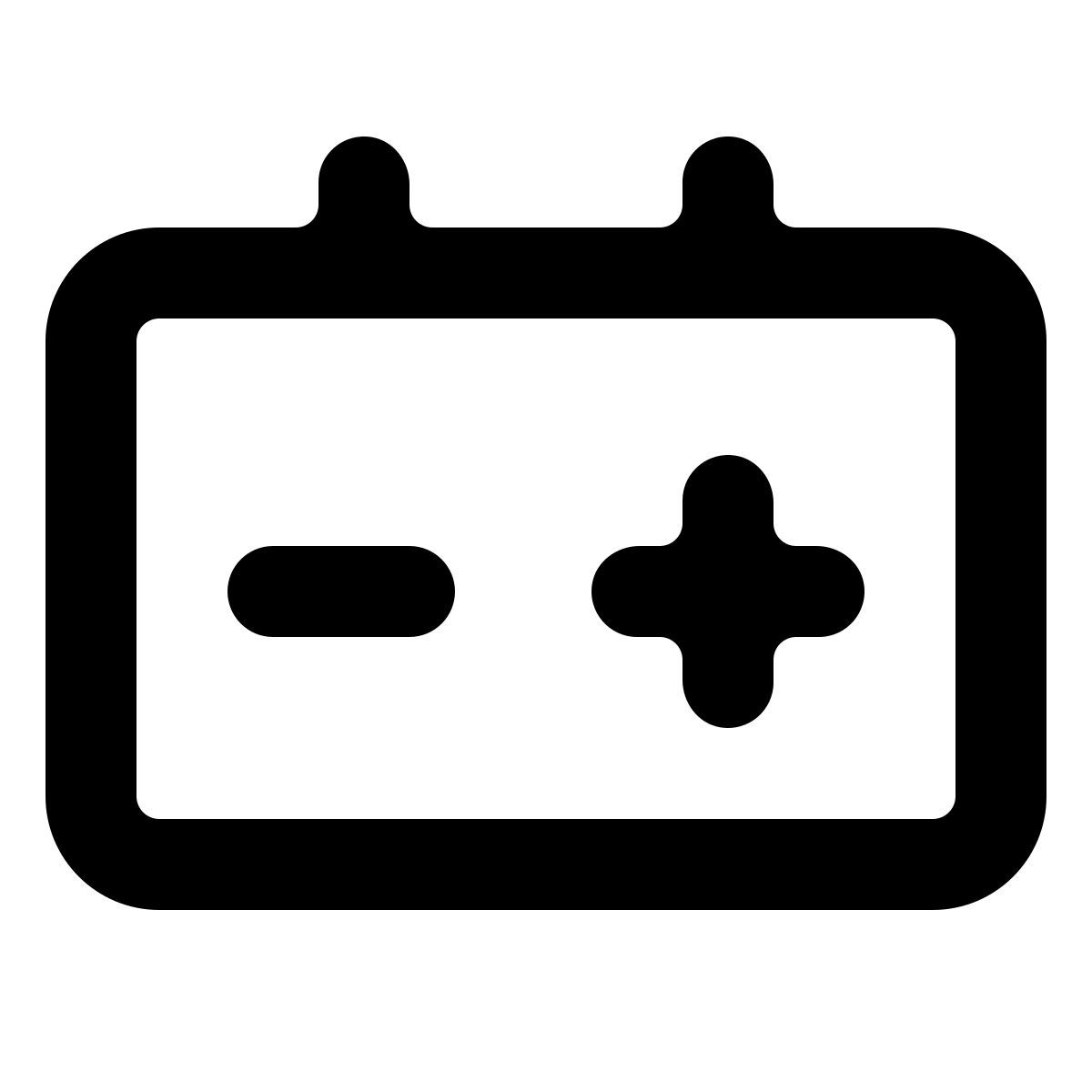softteal line style batteria per auto icon