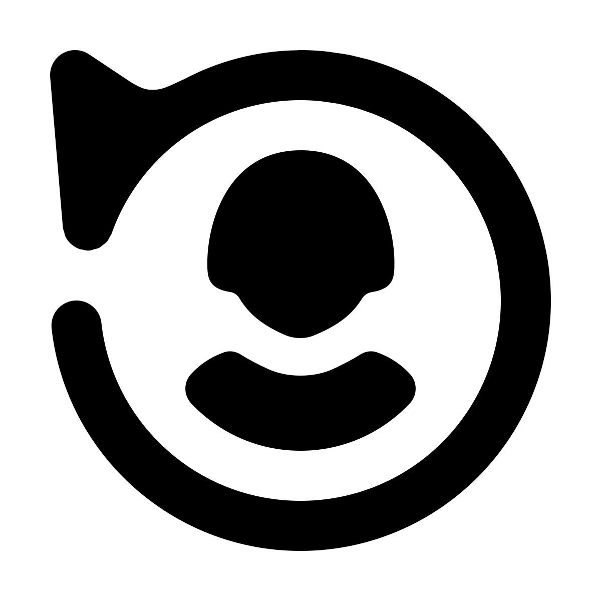 softteal line style 変更ユーザーの女性 icon
