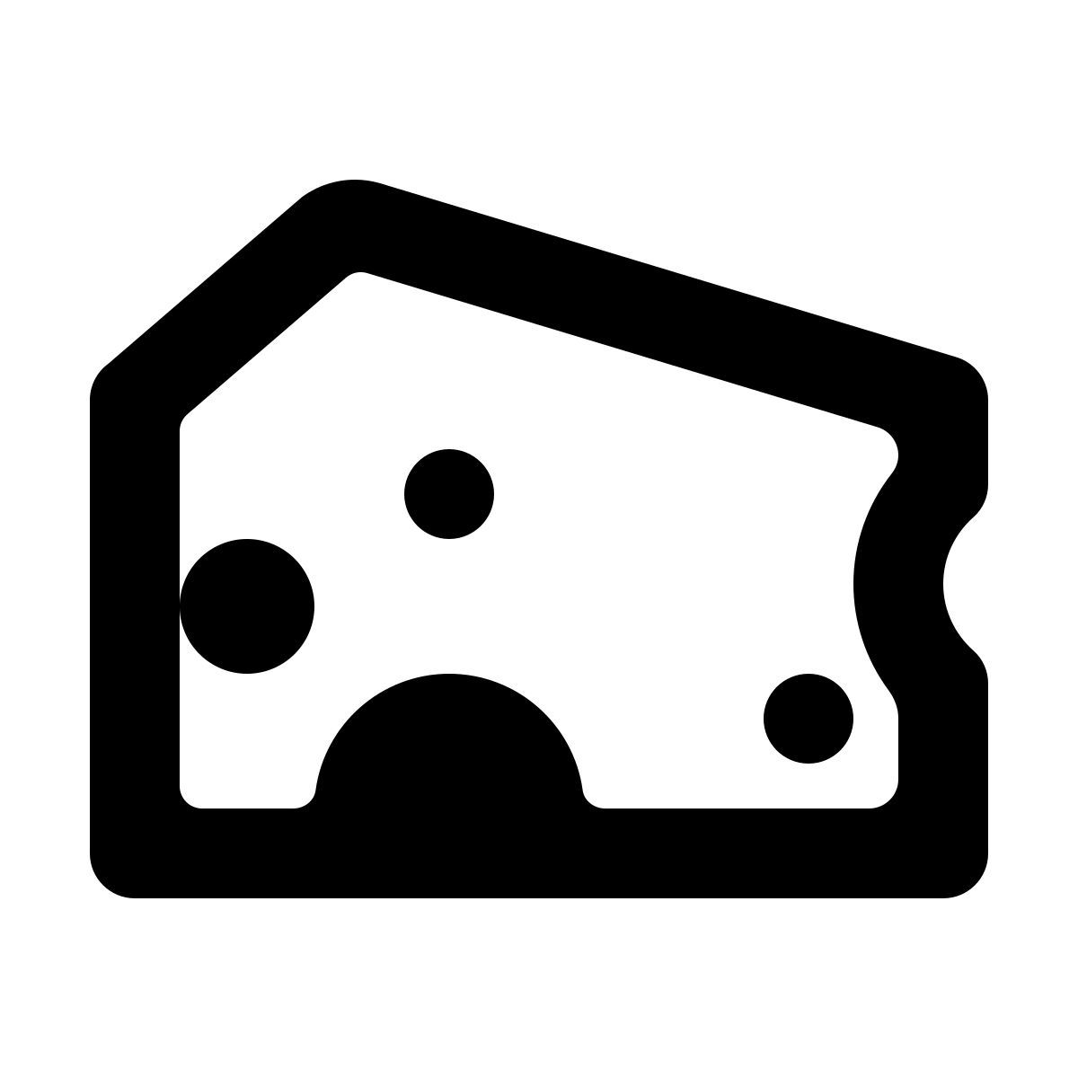 softteal line style formaggio icon