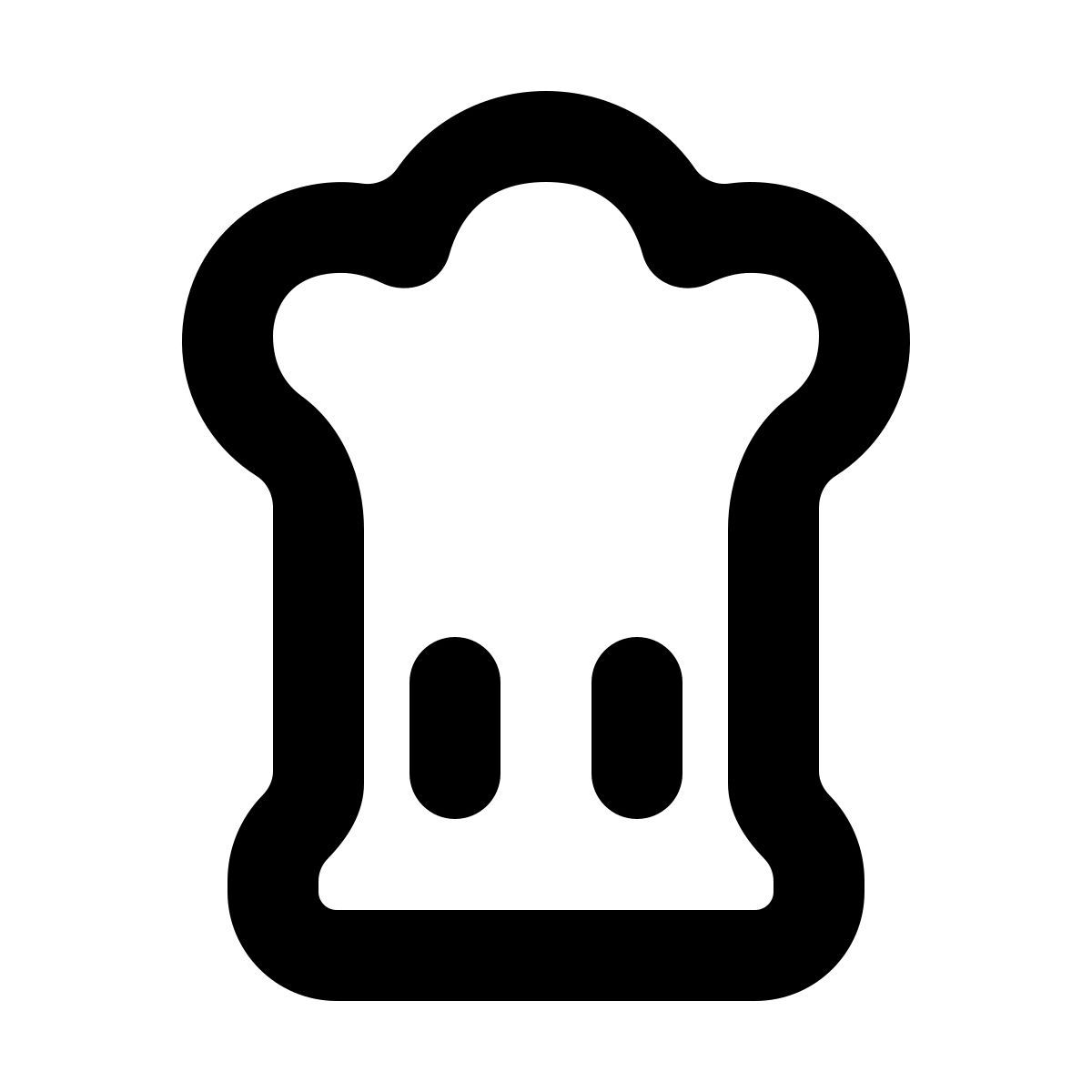 softteal line style 厨师帽 icon