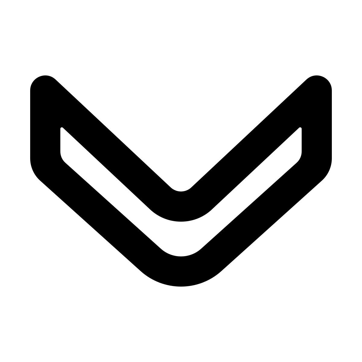 softteal line style шеврон вниз icon