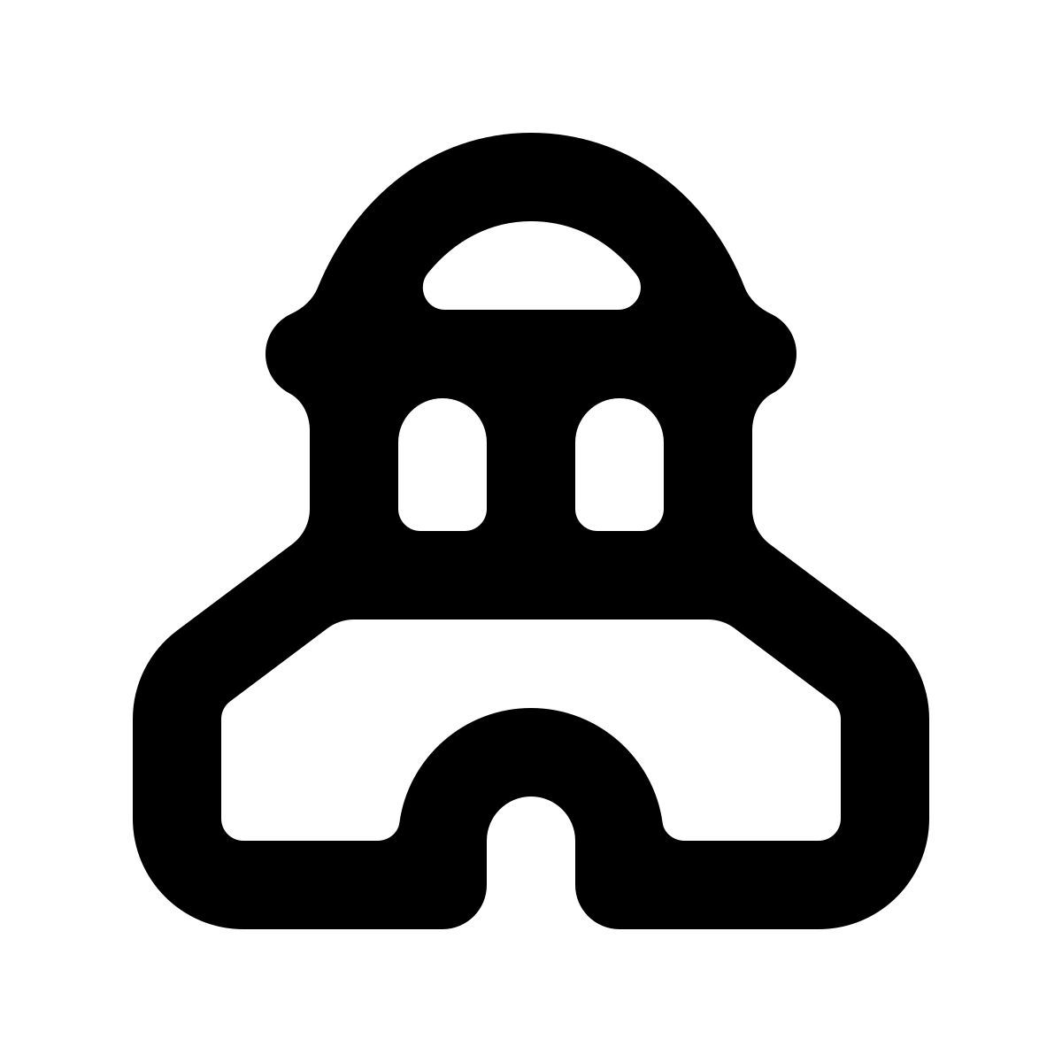 softteal line style city hall icon