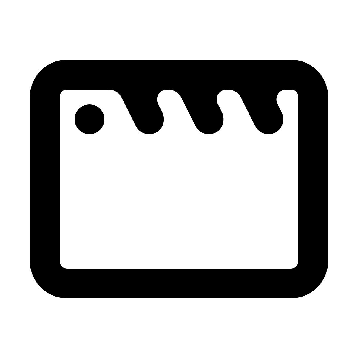 softteal line style ciak icon