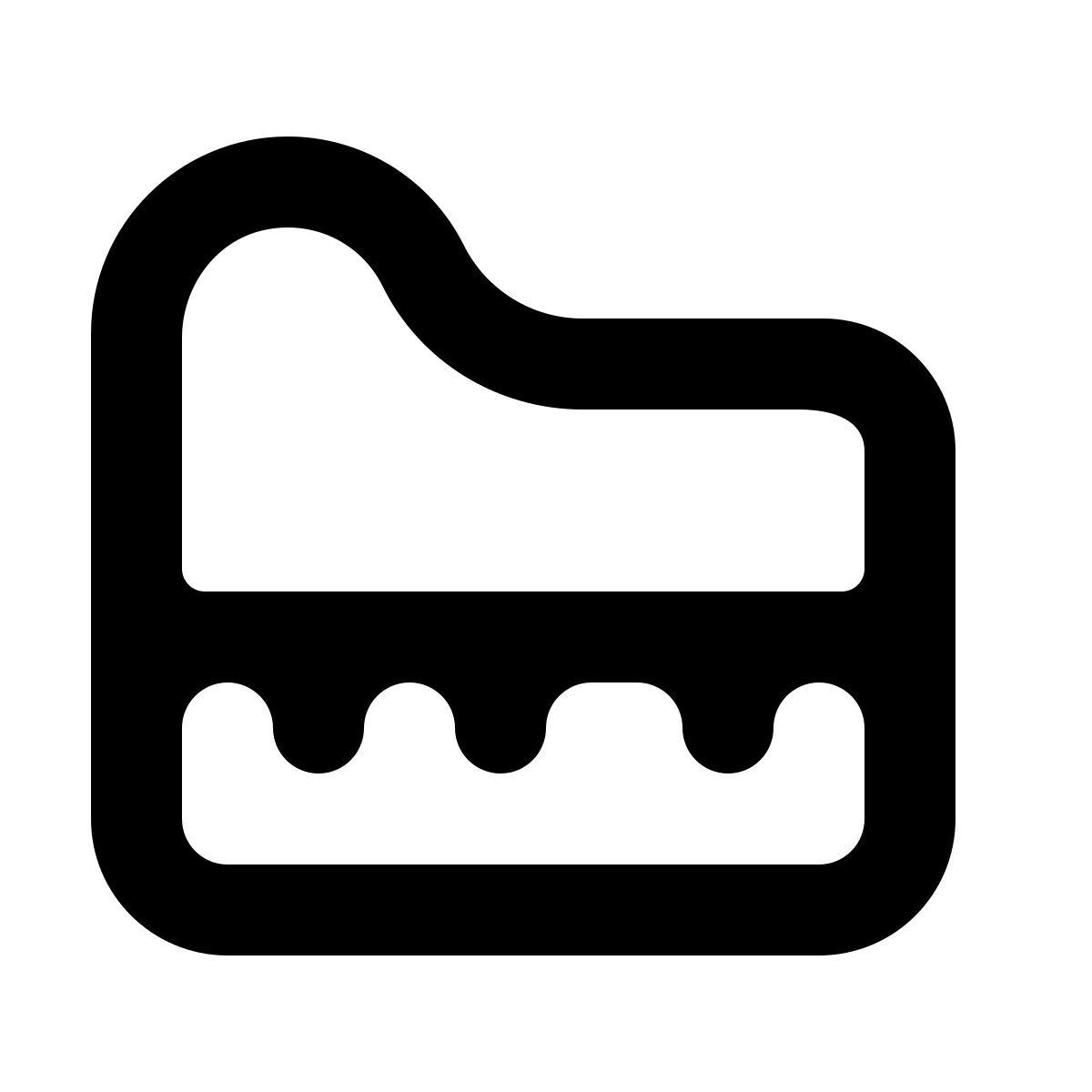 softteal line style música clásica icon