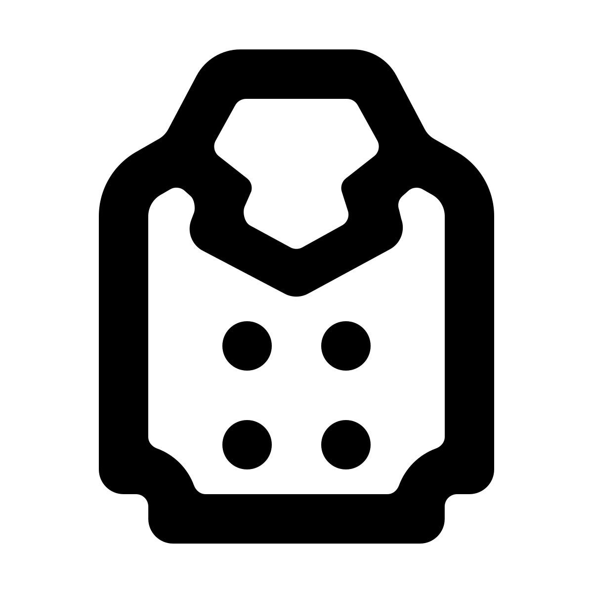 softteal line style coat icon