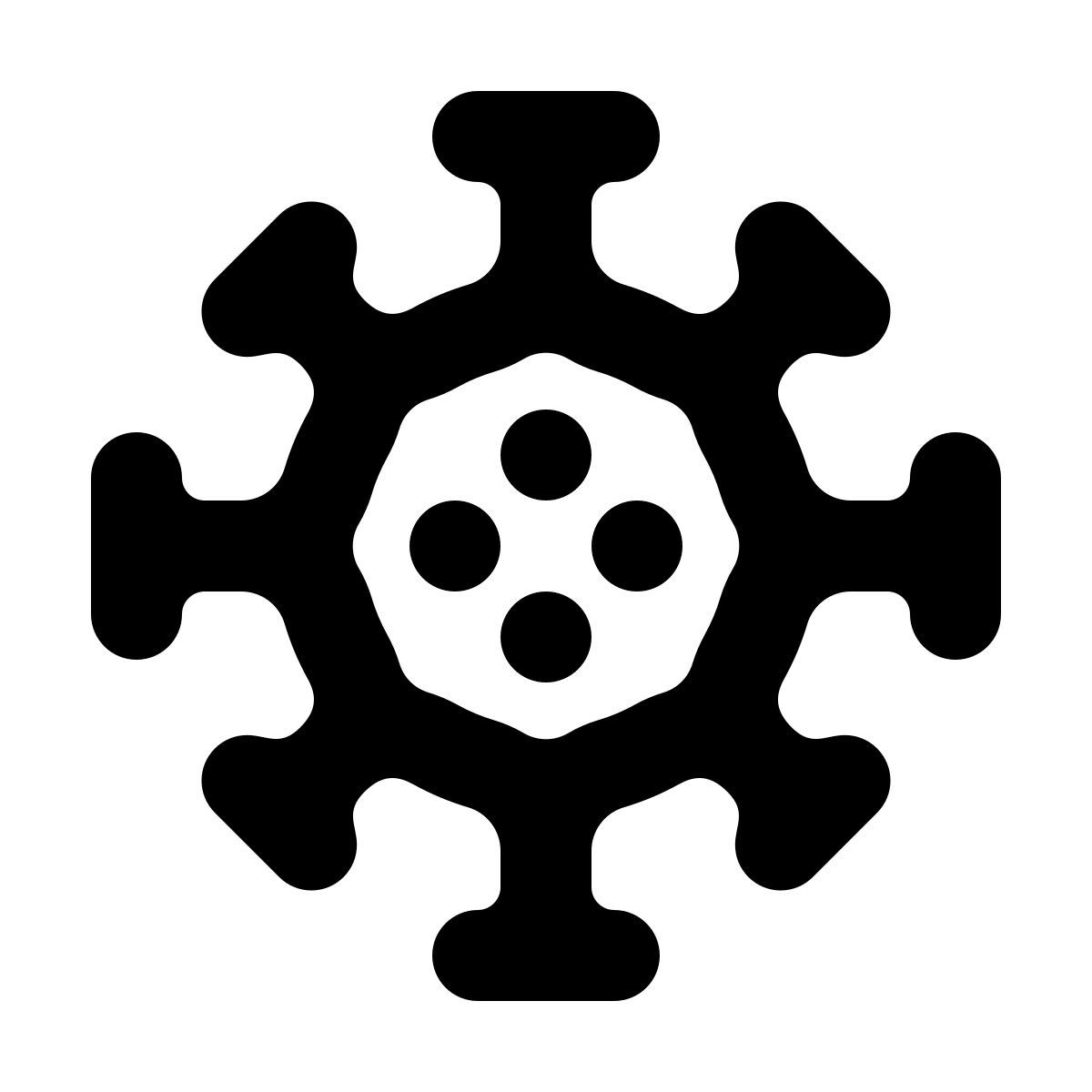 softteal line style коронавирус icon