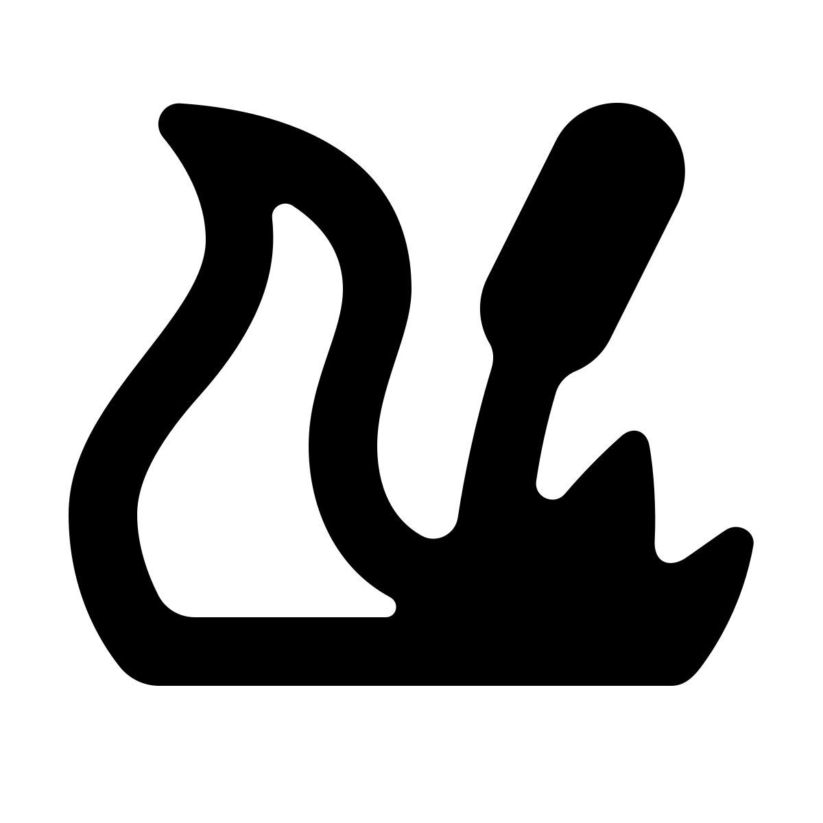 softteal line style creek icon