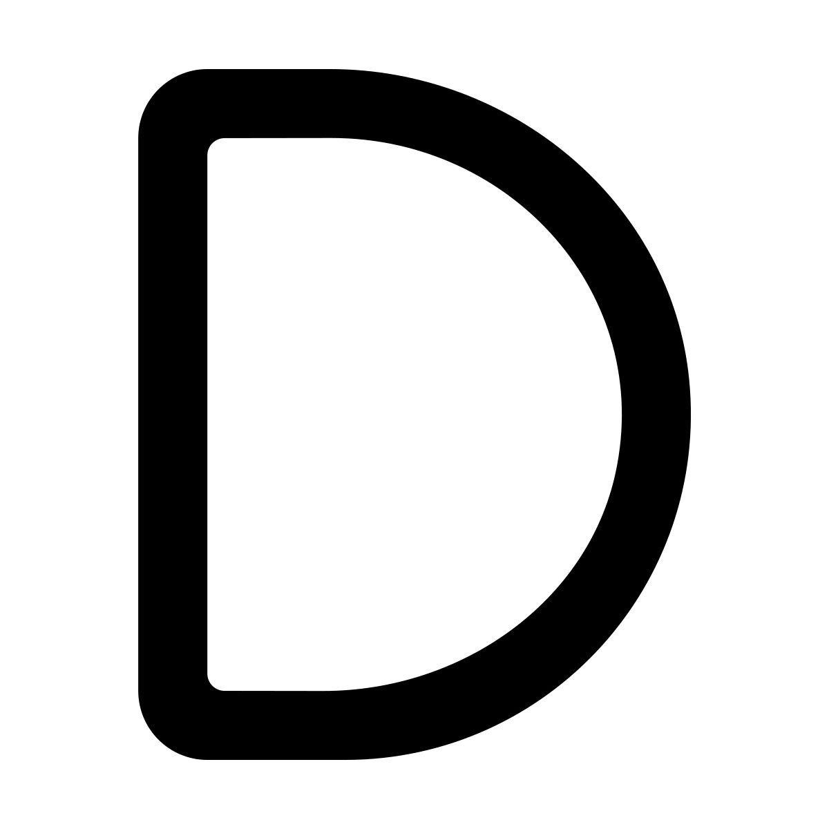 softteal line style d icon