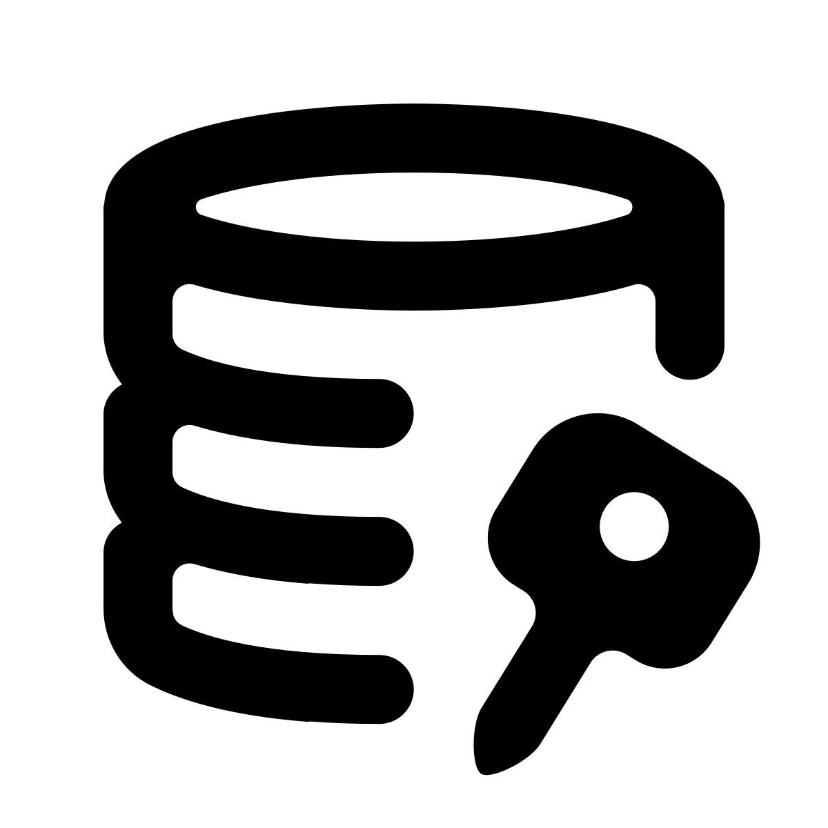 softteal line style data encryption icon