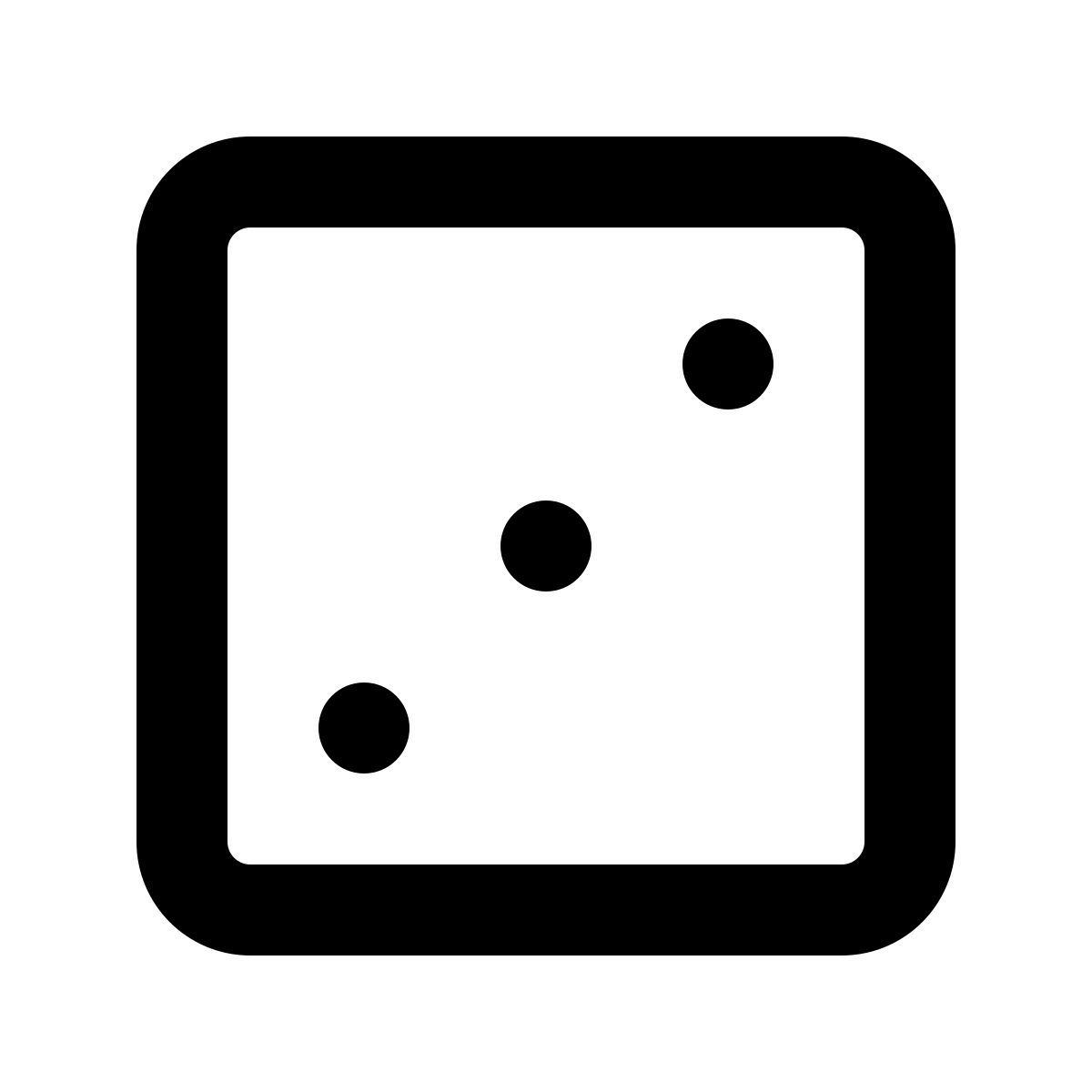 softteal line style dice icon