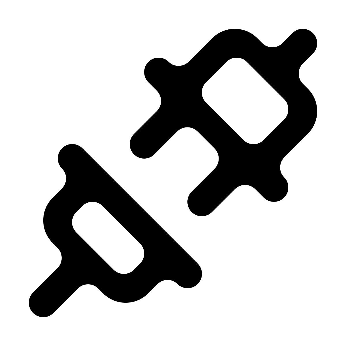 softteal line style disconnected icon