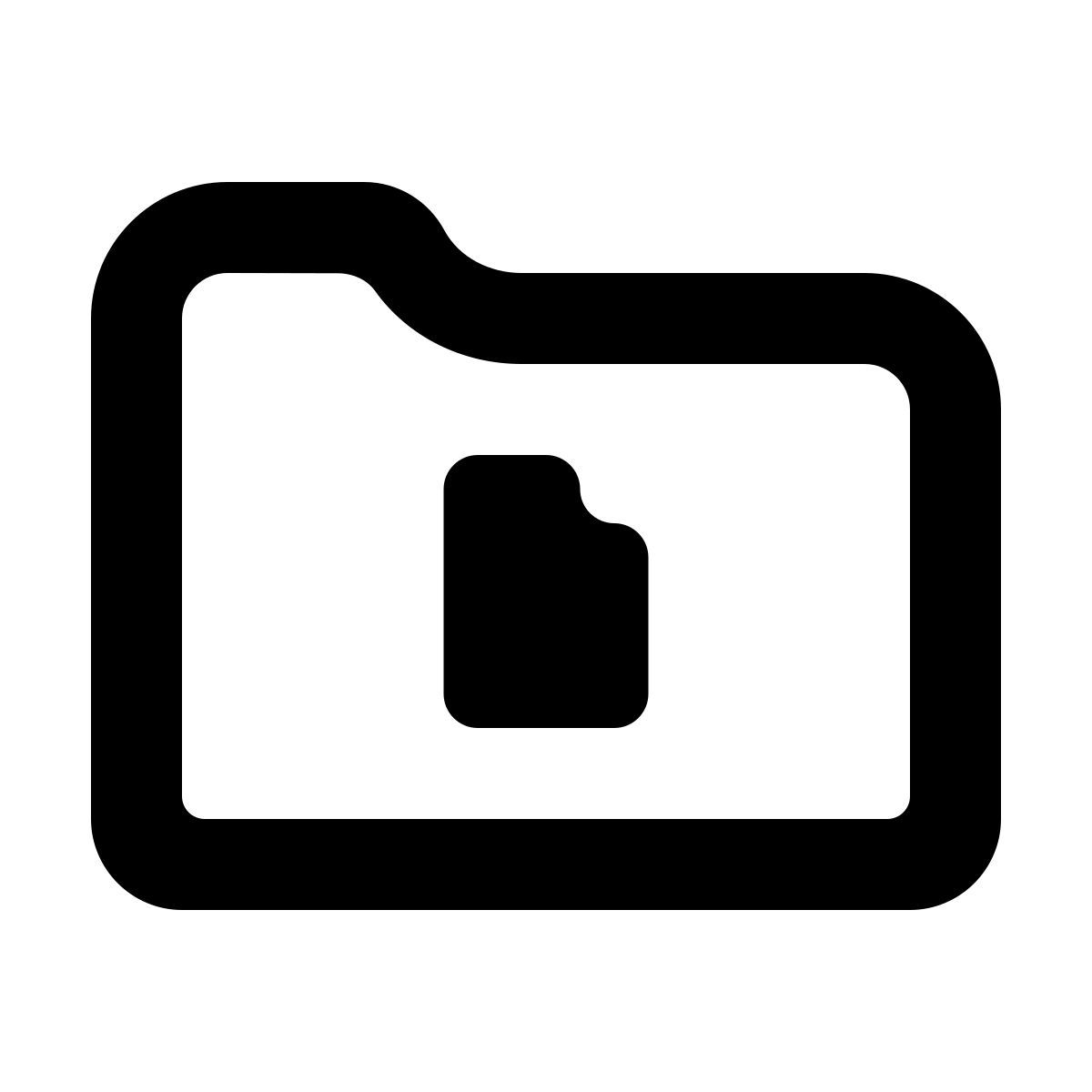 softteal line style documents folder icon