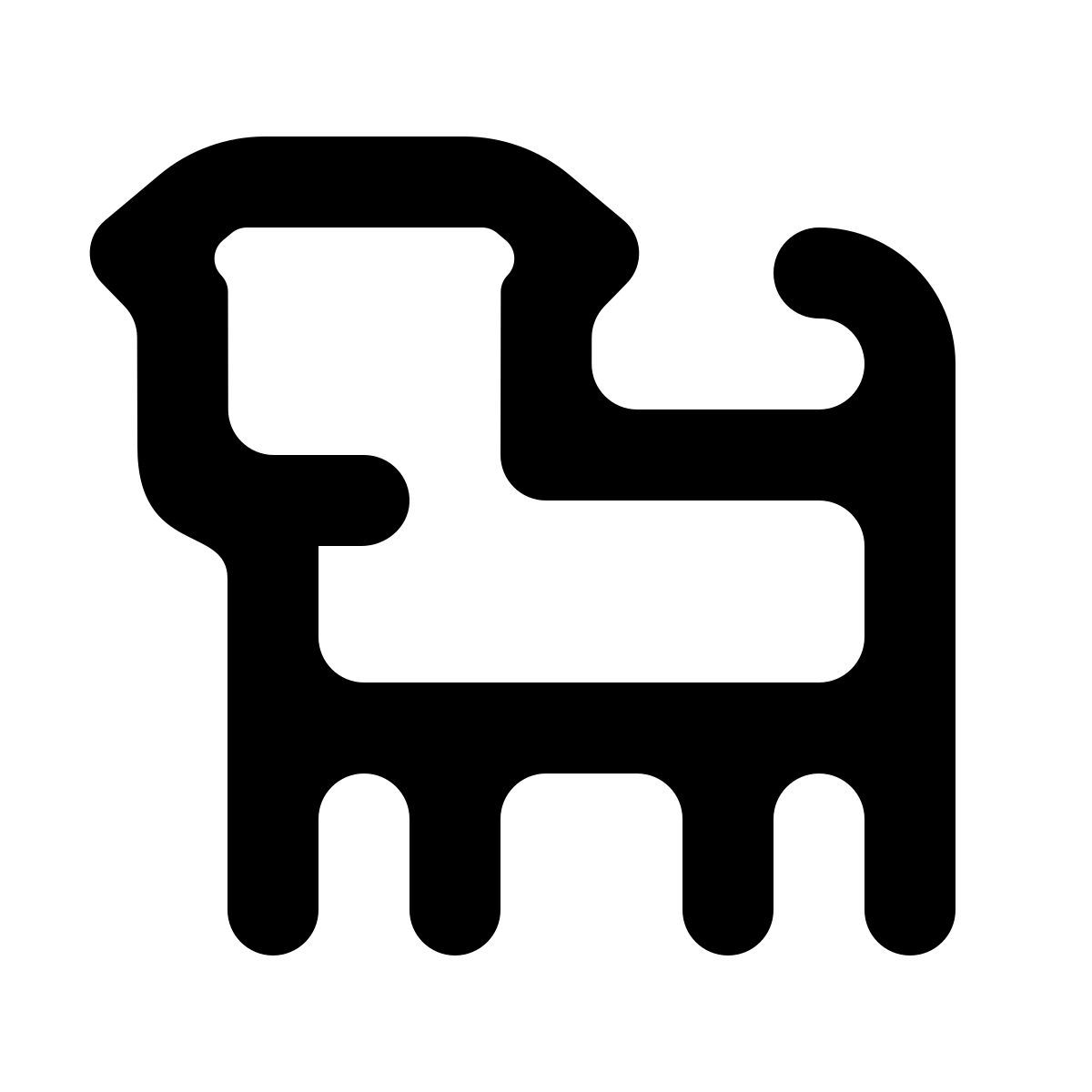 softteal line style 狗 icon