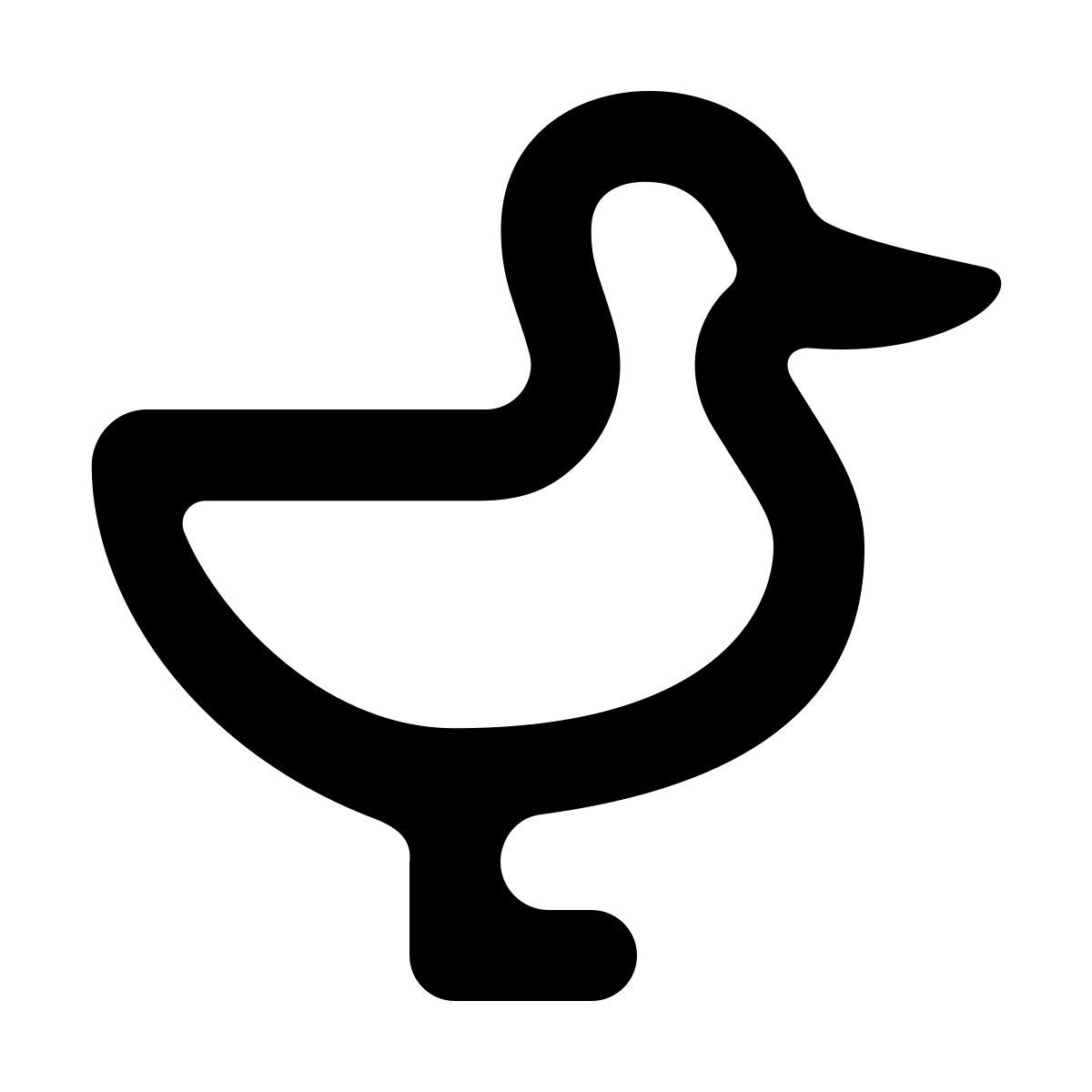 softteal line style anatra icon