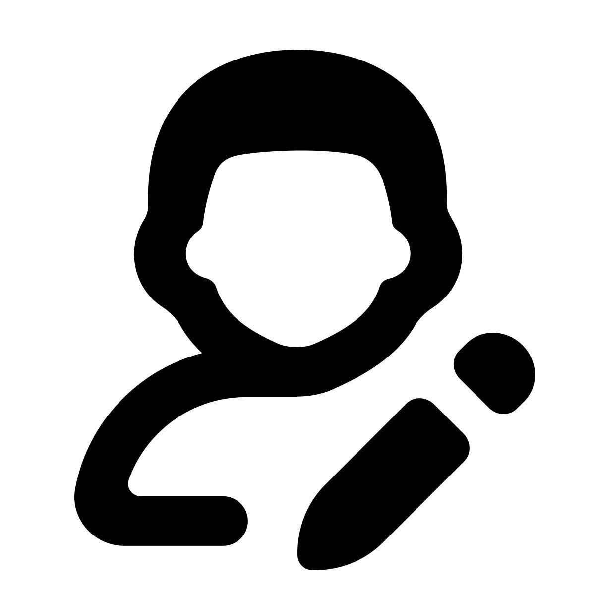 softteal line style modifica utente uomo icon