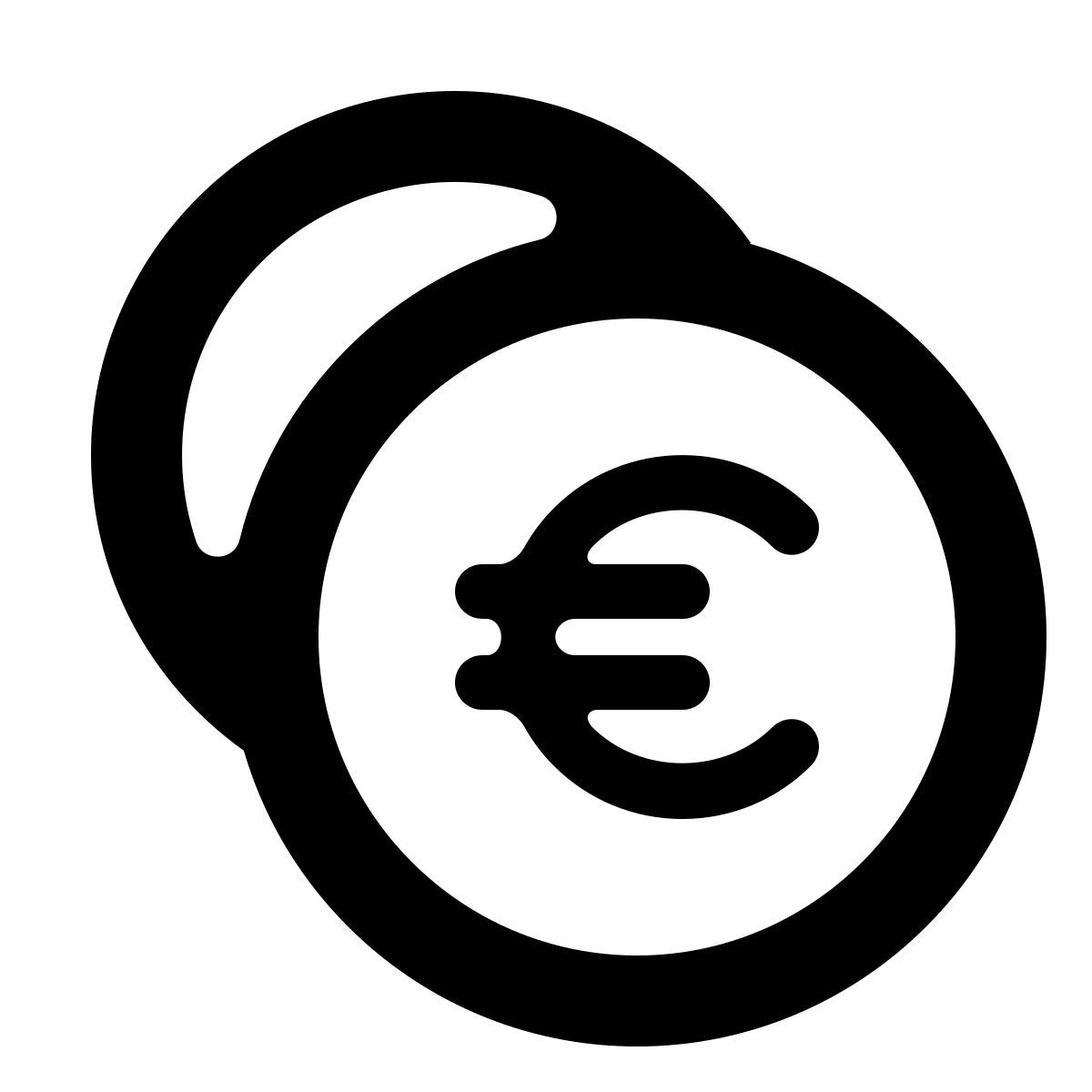 softteal line style euro exchange icon