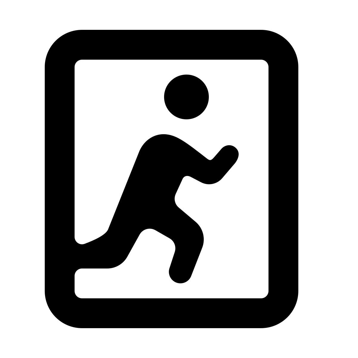 softteal line style знак выхода icon