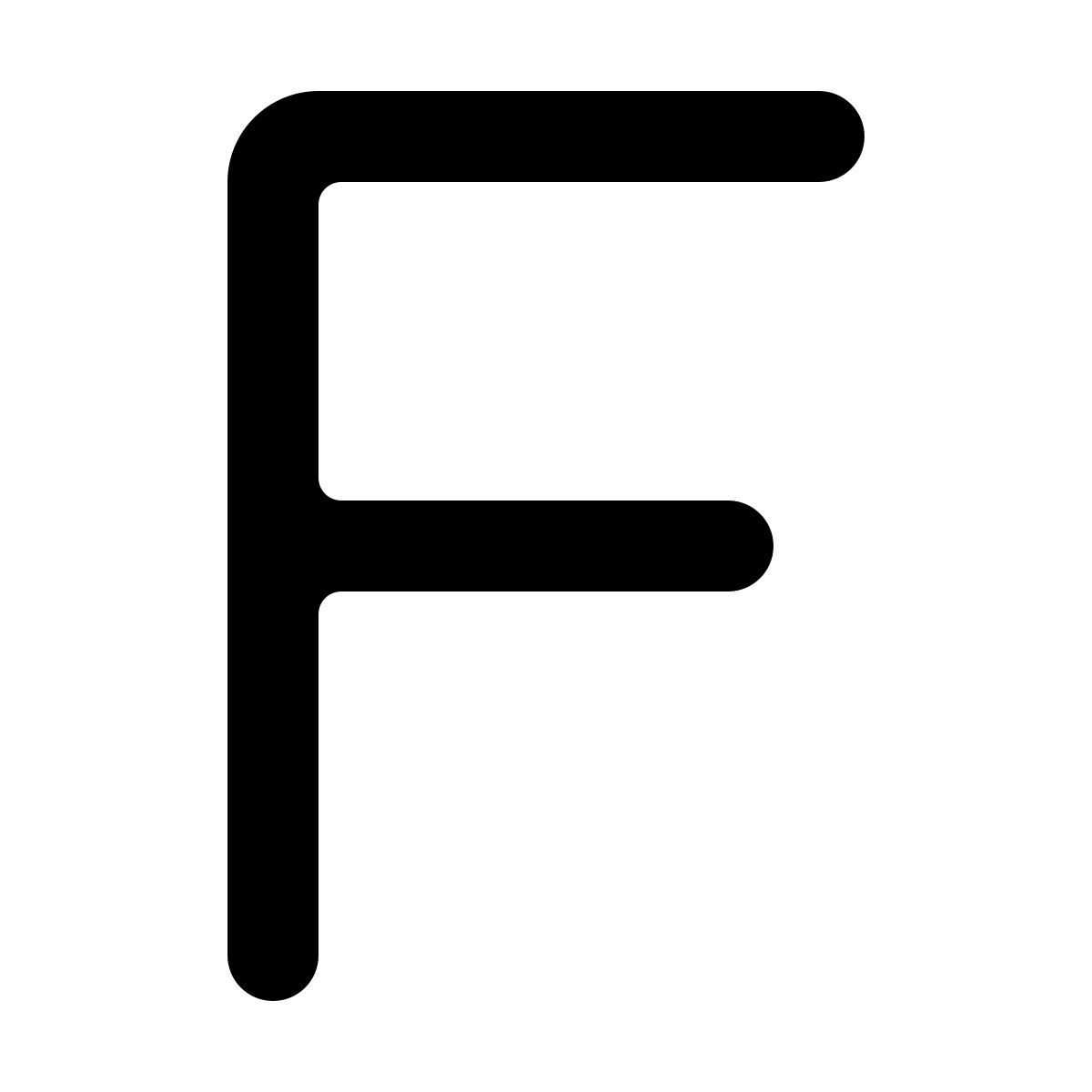 softteal line style f icon