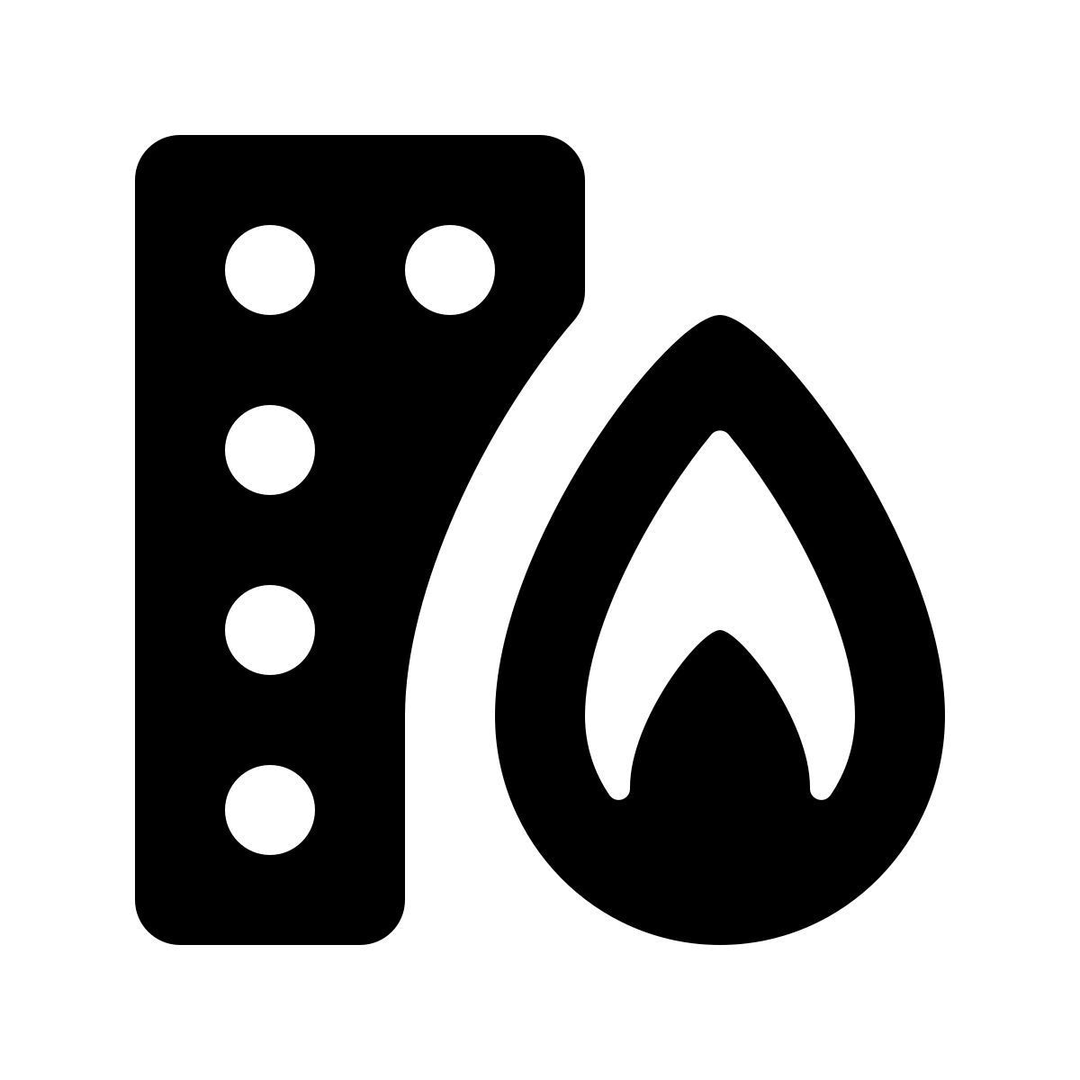 softteal line style feuer icon