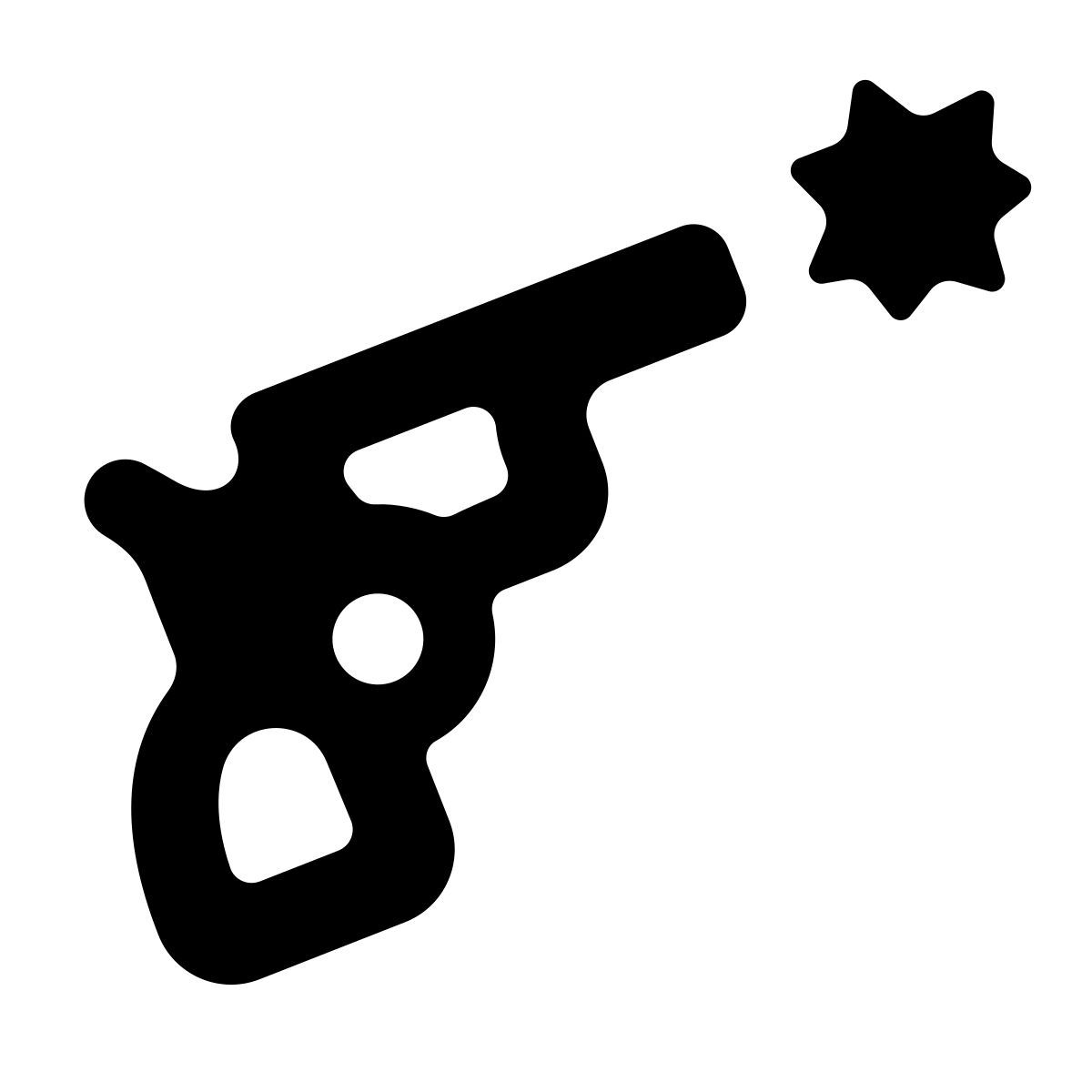 softteal line style arma de fuego icon