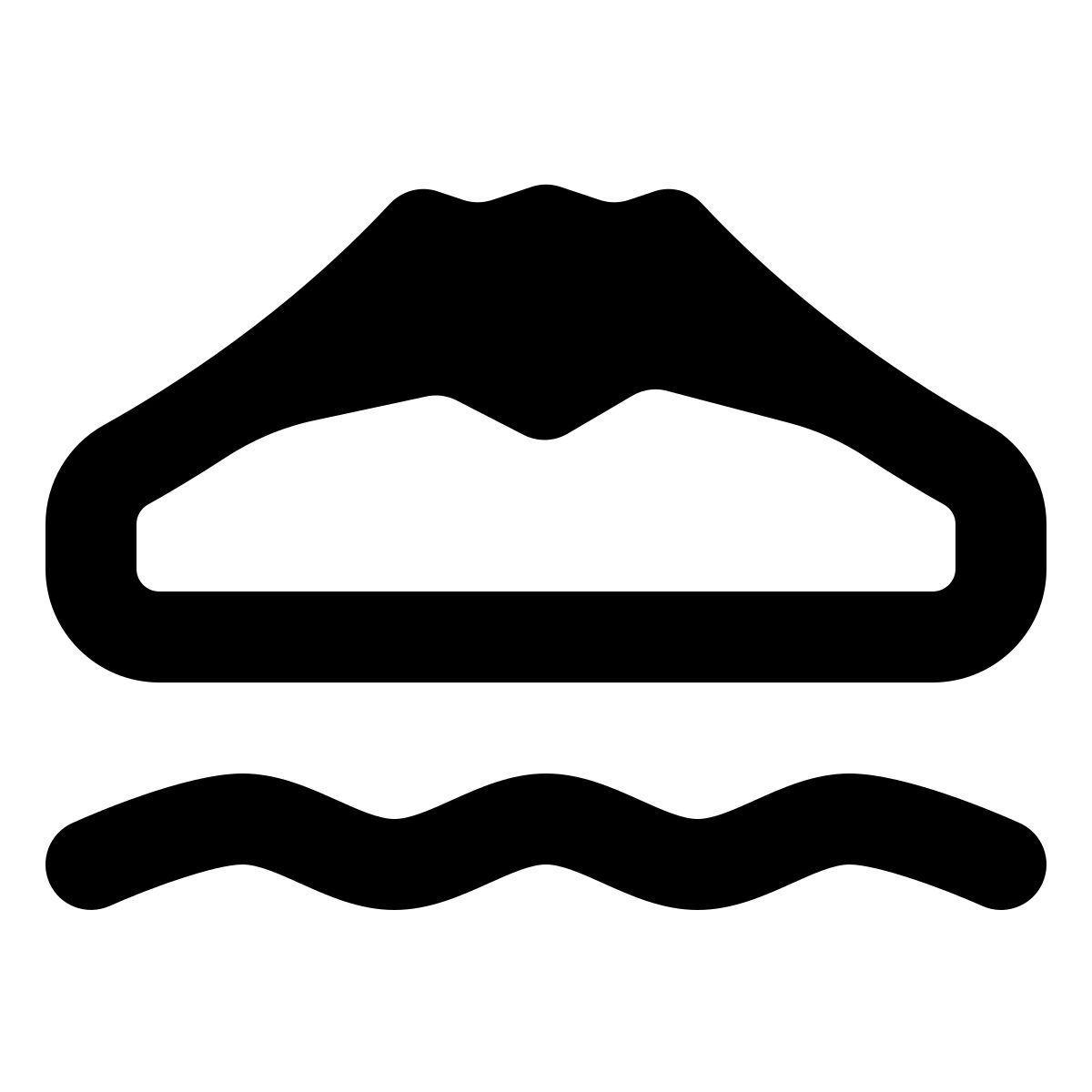 softteal line style vulcão fuji icon