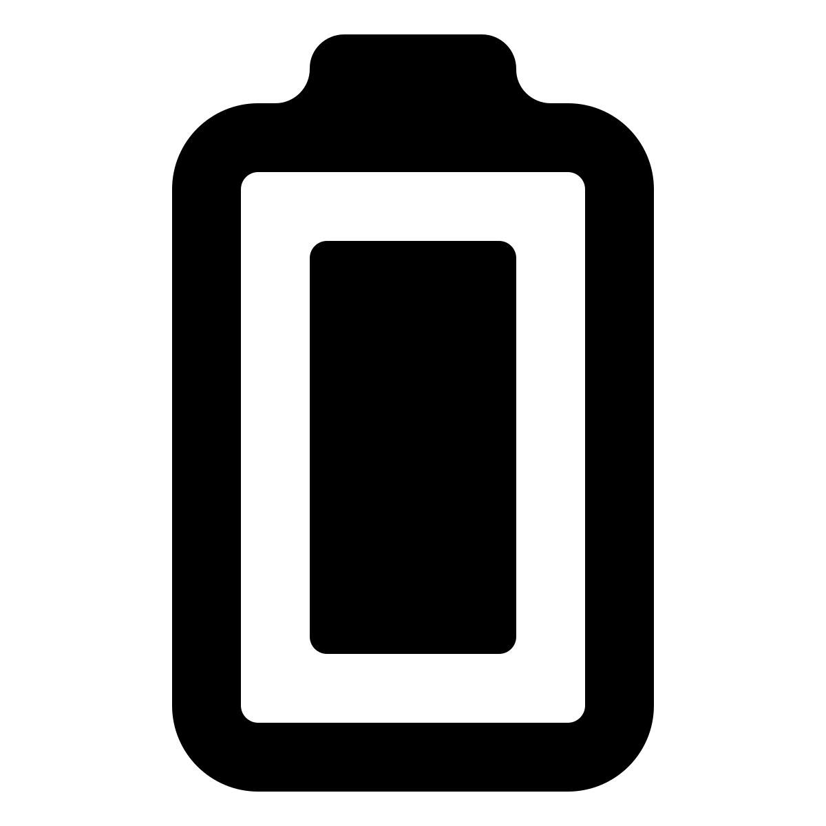 softteal line style full battery icon