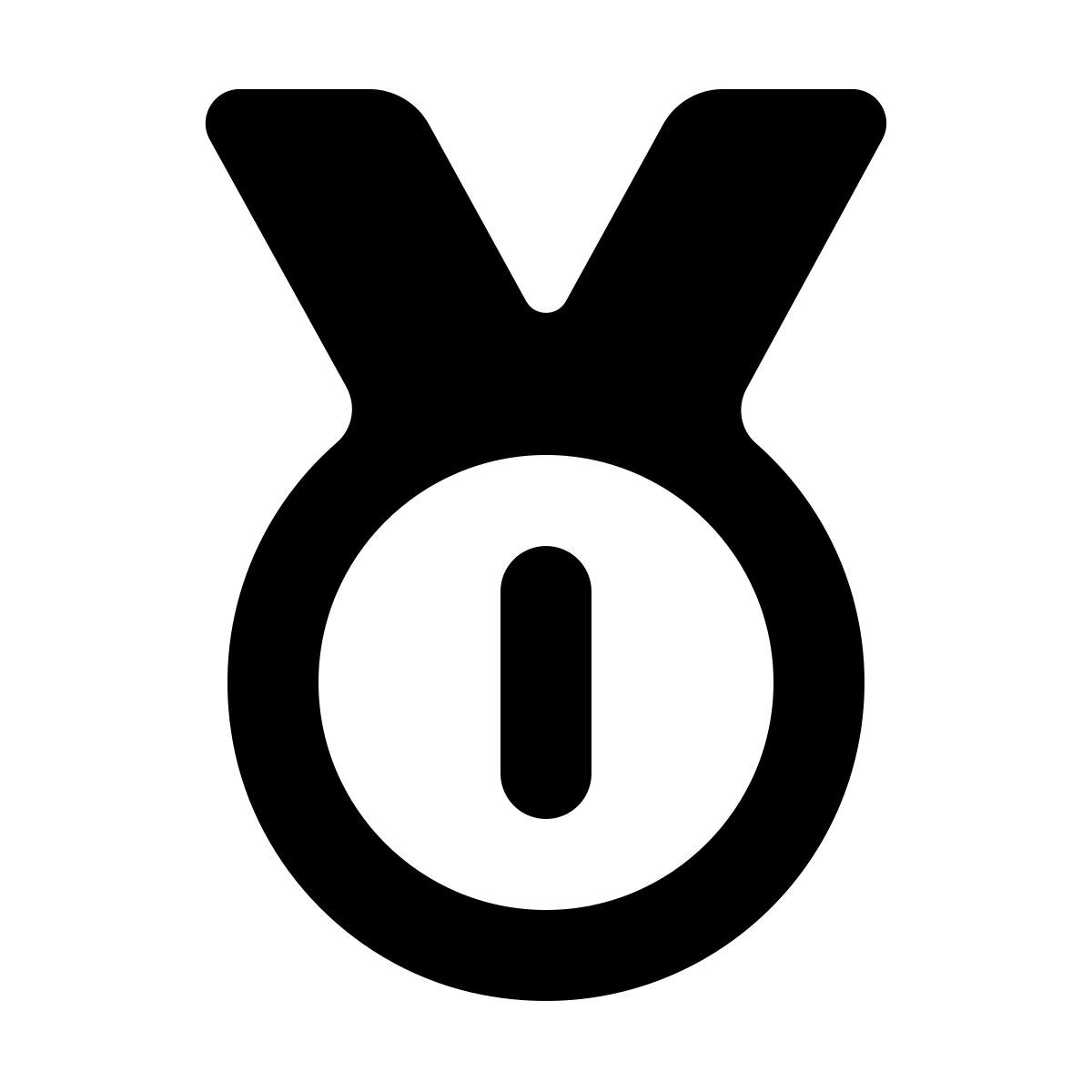 softteal line style medalha olímpica icon