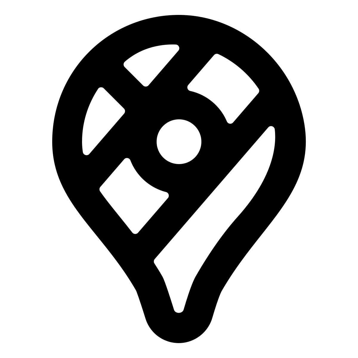 softteal line style google maps nouveau icon