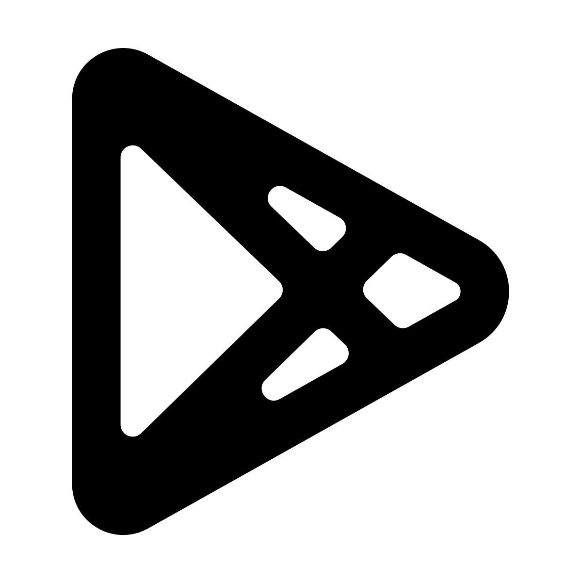 softteal line style play store icon