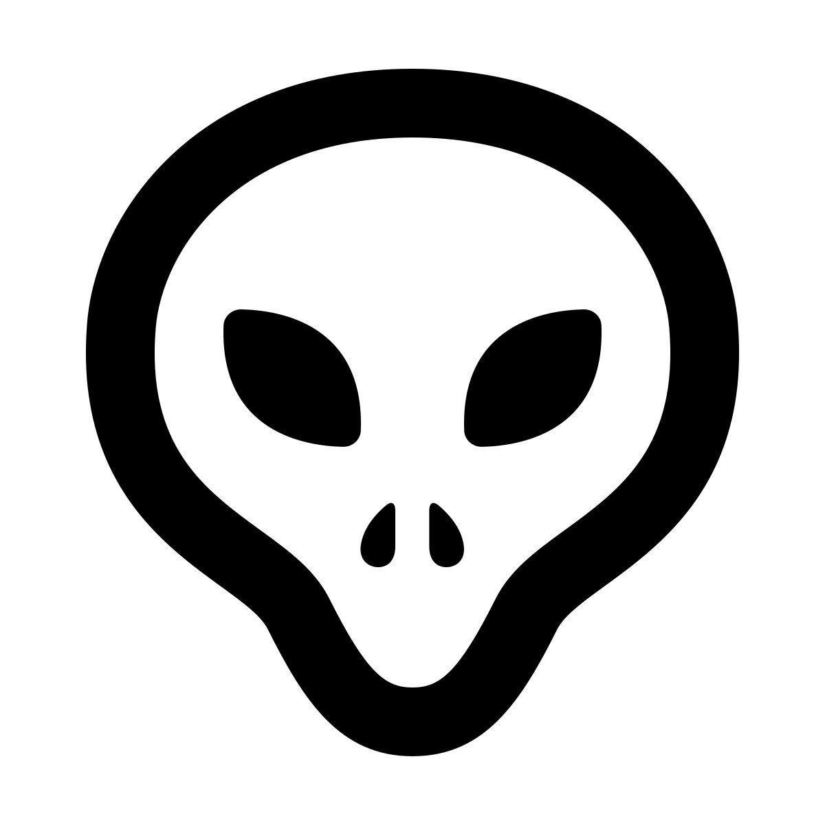 softteal line style alien icon