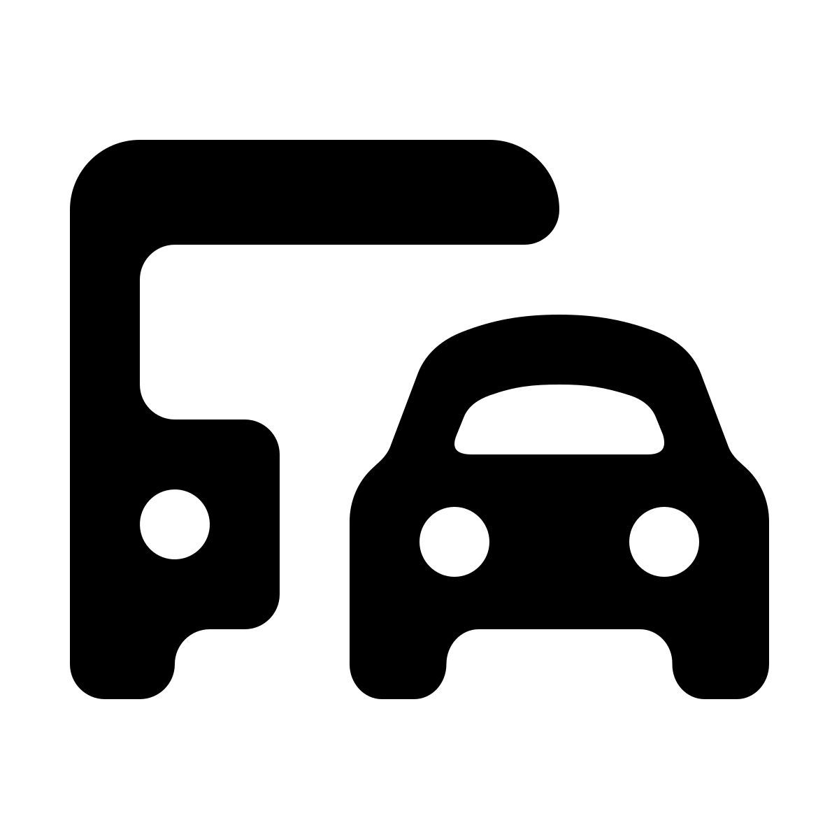 softteal line style 地上交通 icon