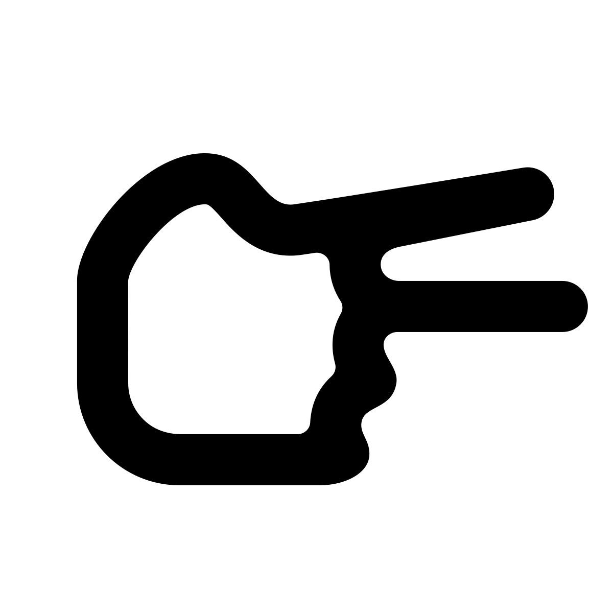 softteal line style рука ножницы icon
