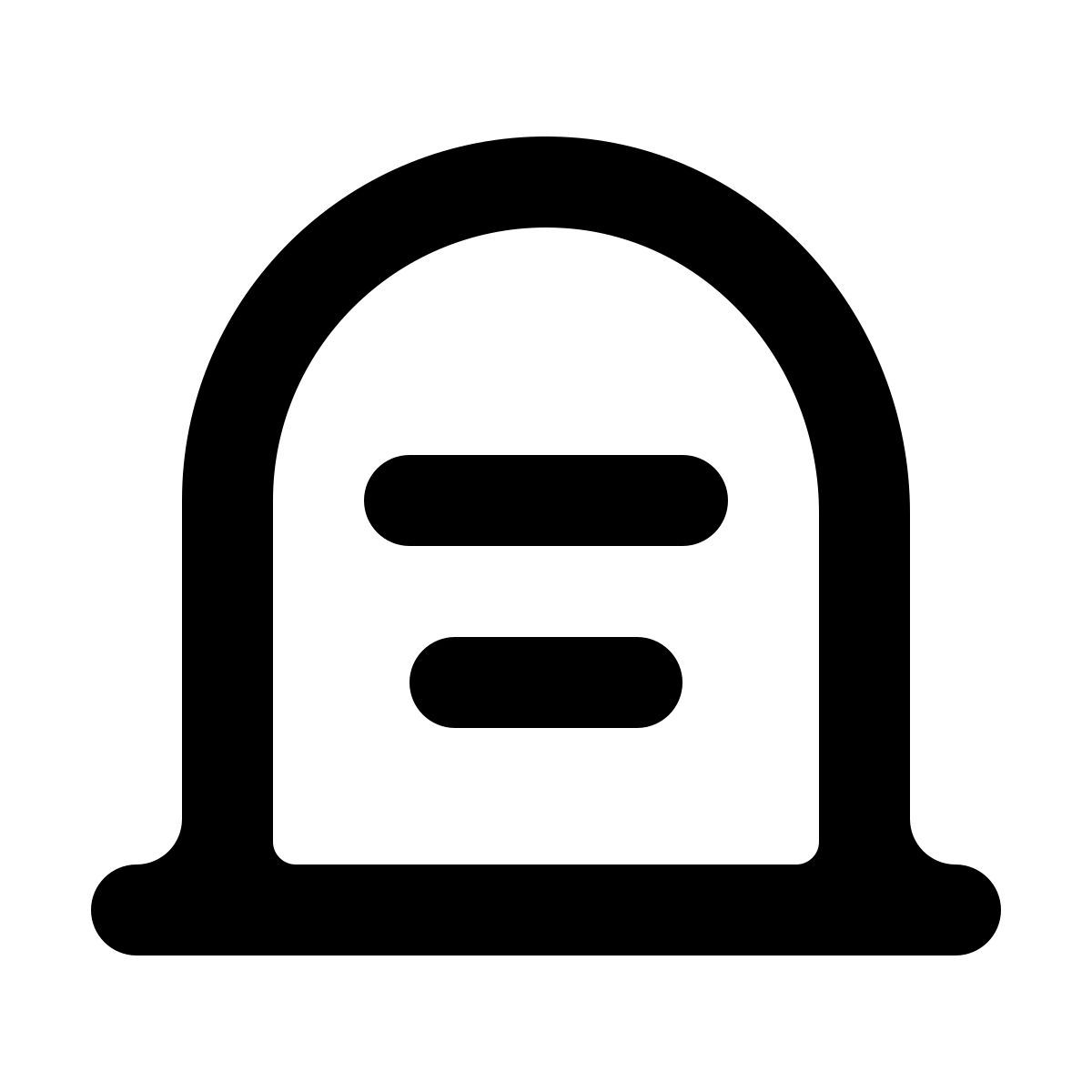 softteal line style pietra tombale icon