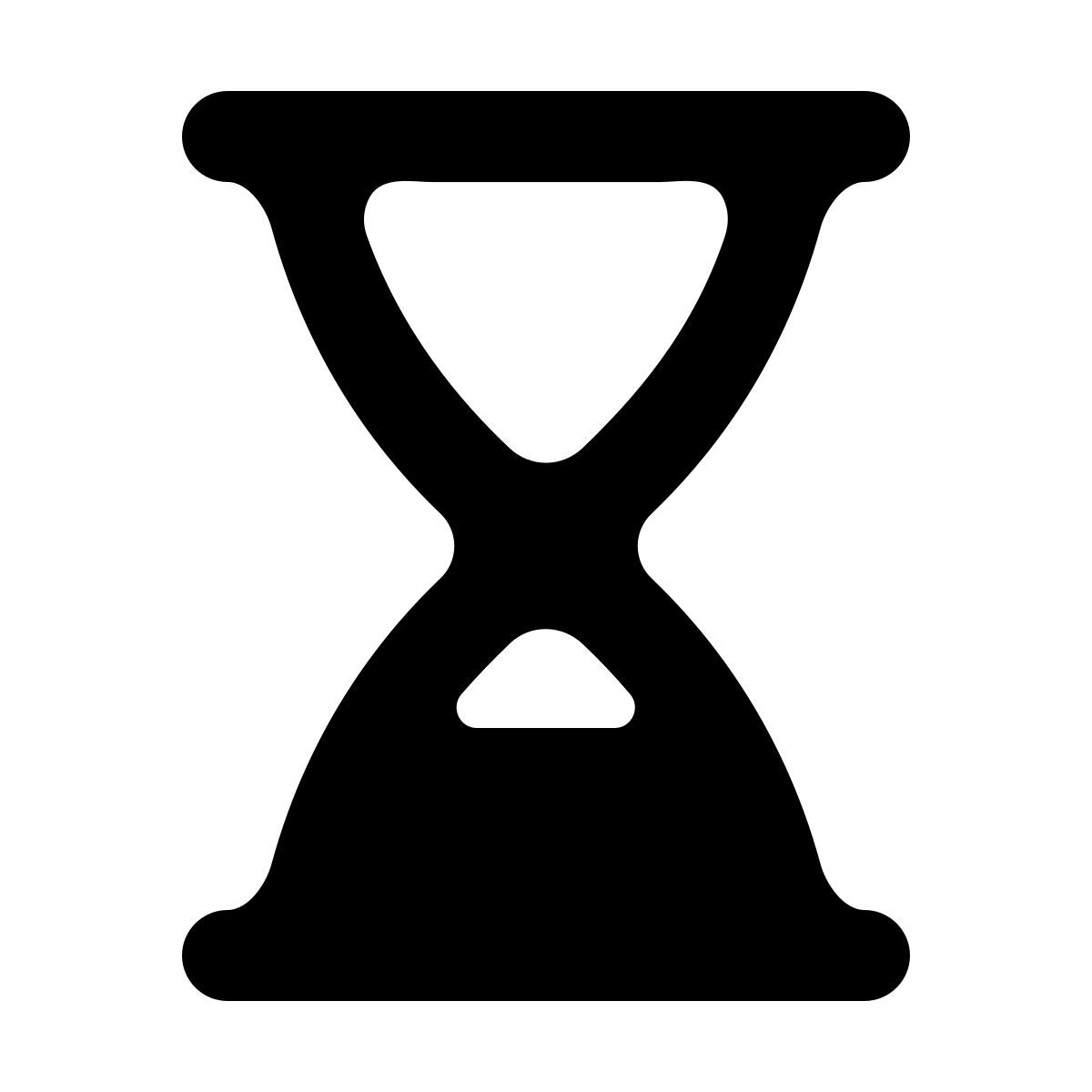 softteal line style 砂時計の砂底 icon