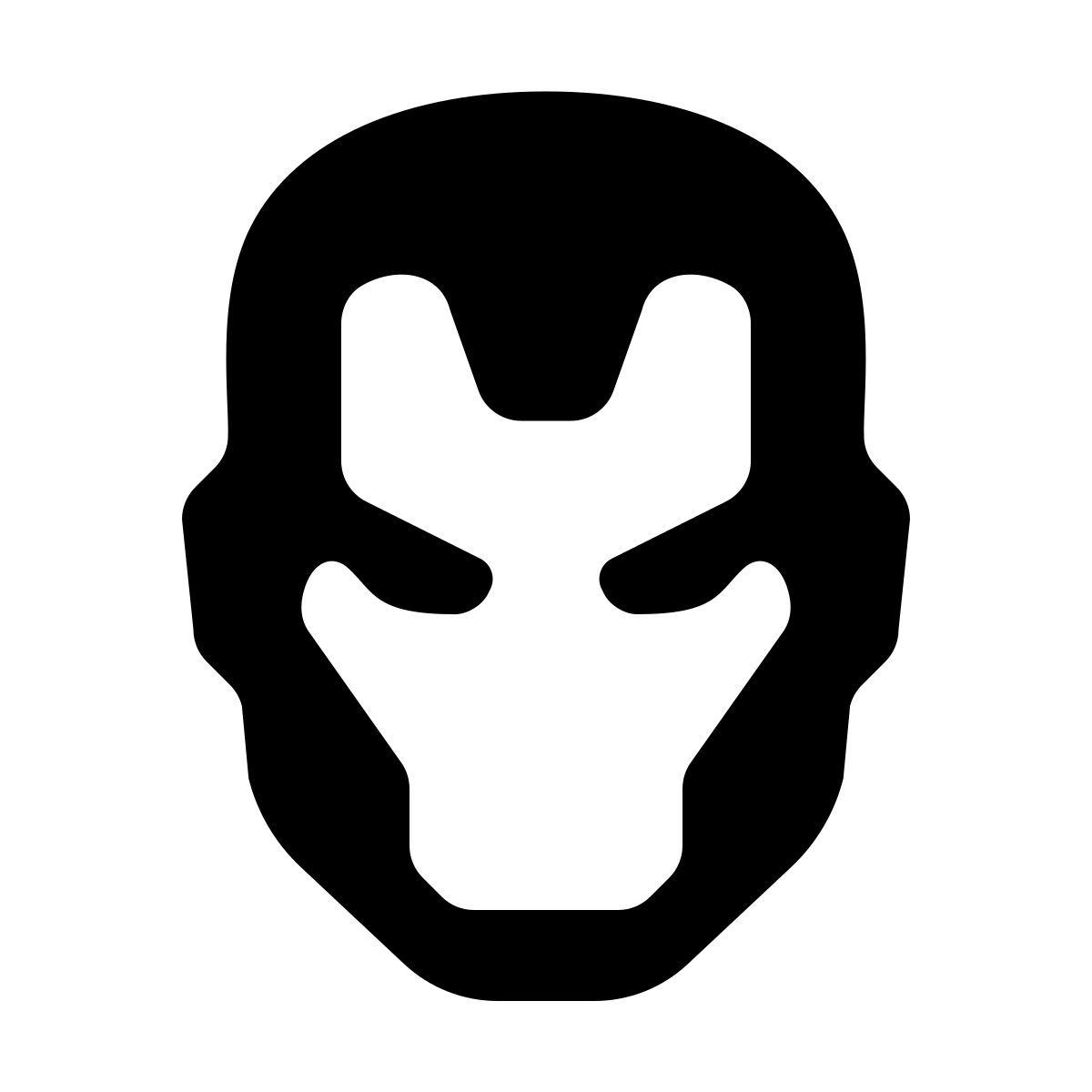 softteal line style 아이언 맨 icon